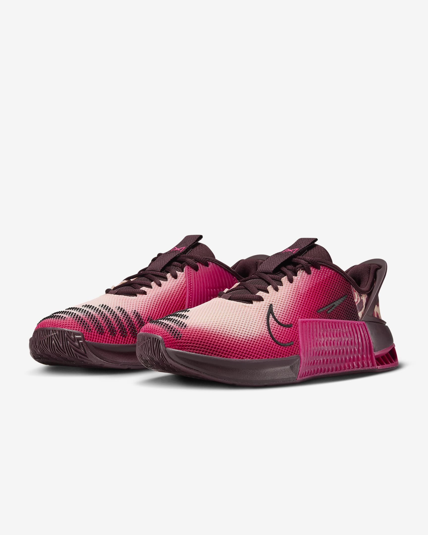 Nike Metcon 9 EasyOn AMP Women's Workout Shoes - Burgundy Crush/Rush Pink/Crimson Tint/Black