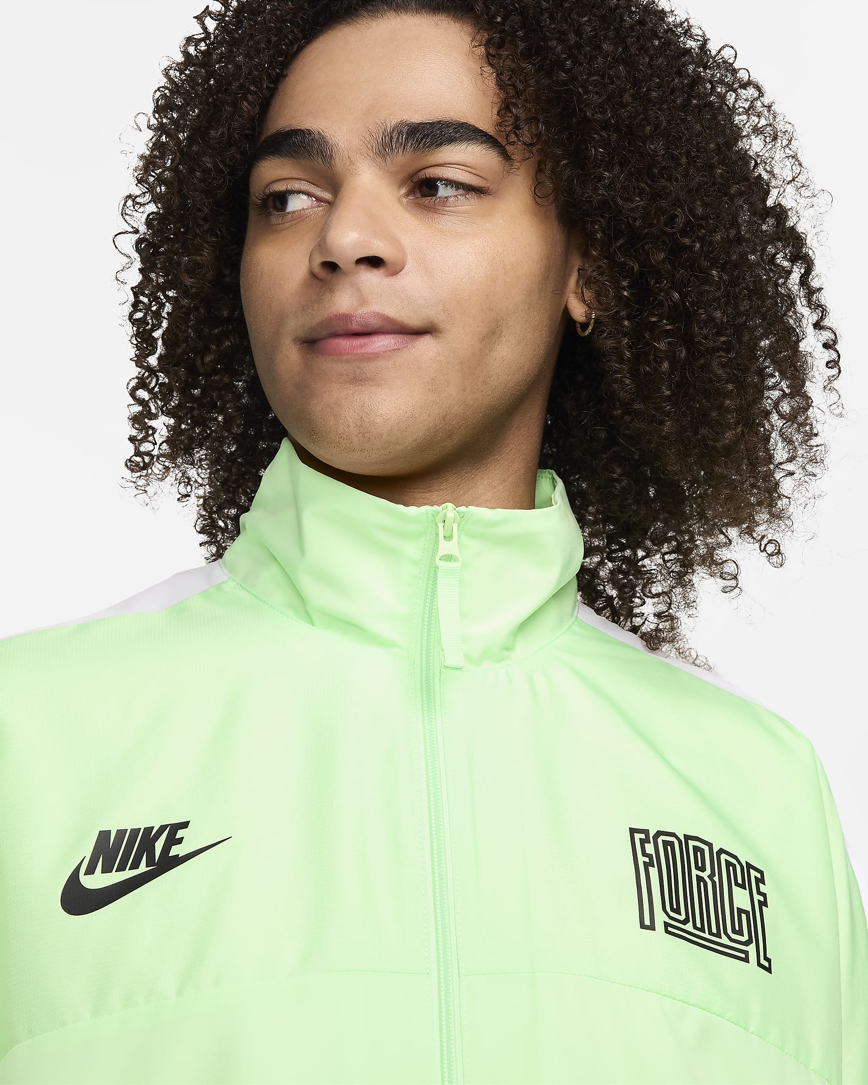 Nike Starting 5 Men's Basketball Jacket - Vapour Green/Black/White/White