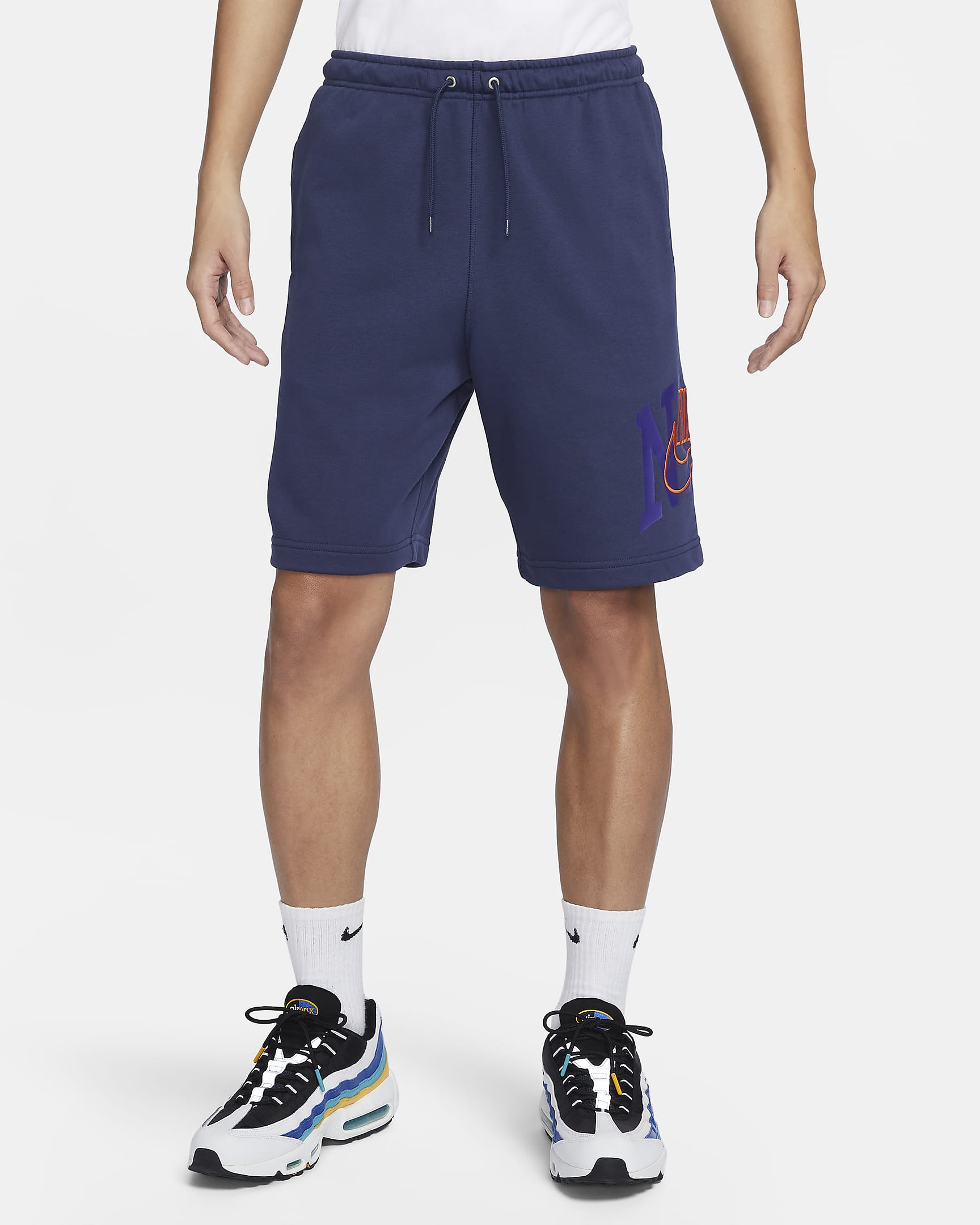 mens nike french terry shorts