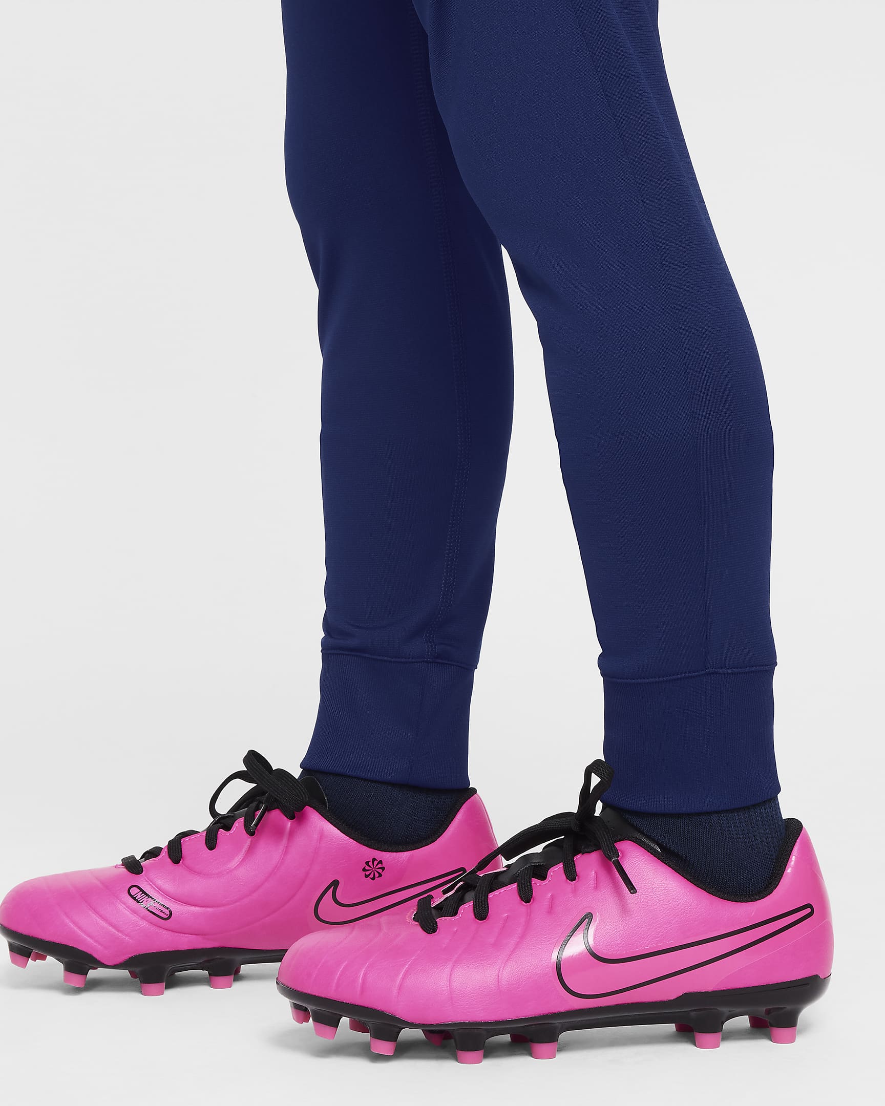 Atlético Madrid Strike harmadik Nike Dri-FIT kötött futballtréningruha nagyobb gyerekeknek - Pink Glow/Blue Void/Blue Void