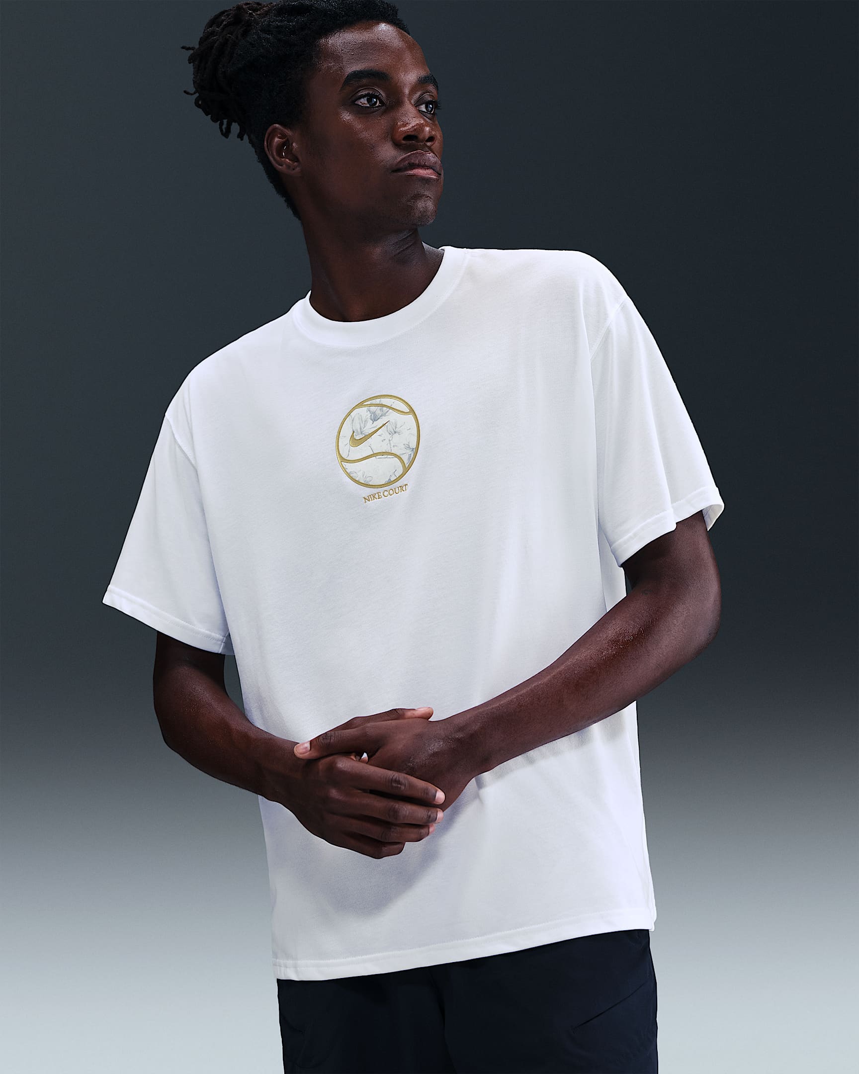 NikeCourt Men's Dri-FIT Max90 T-Shirt - White