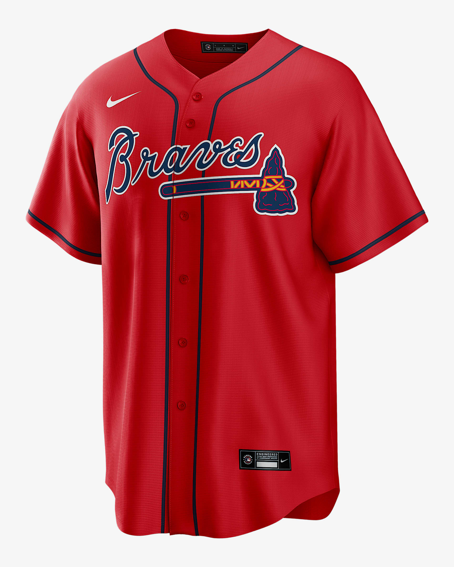 Austin Riley Atlanta Braves Men's Nike MLB Replica Jersey - Red