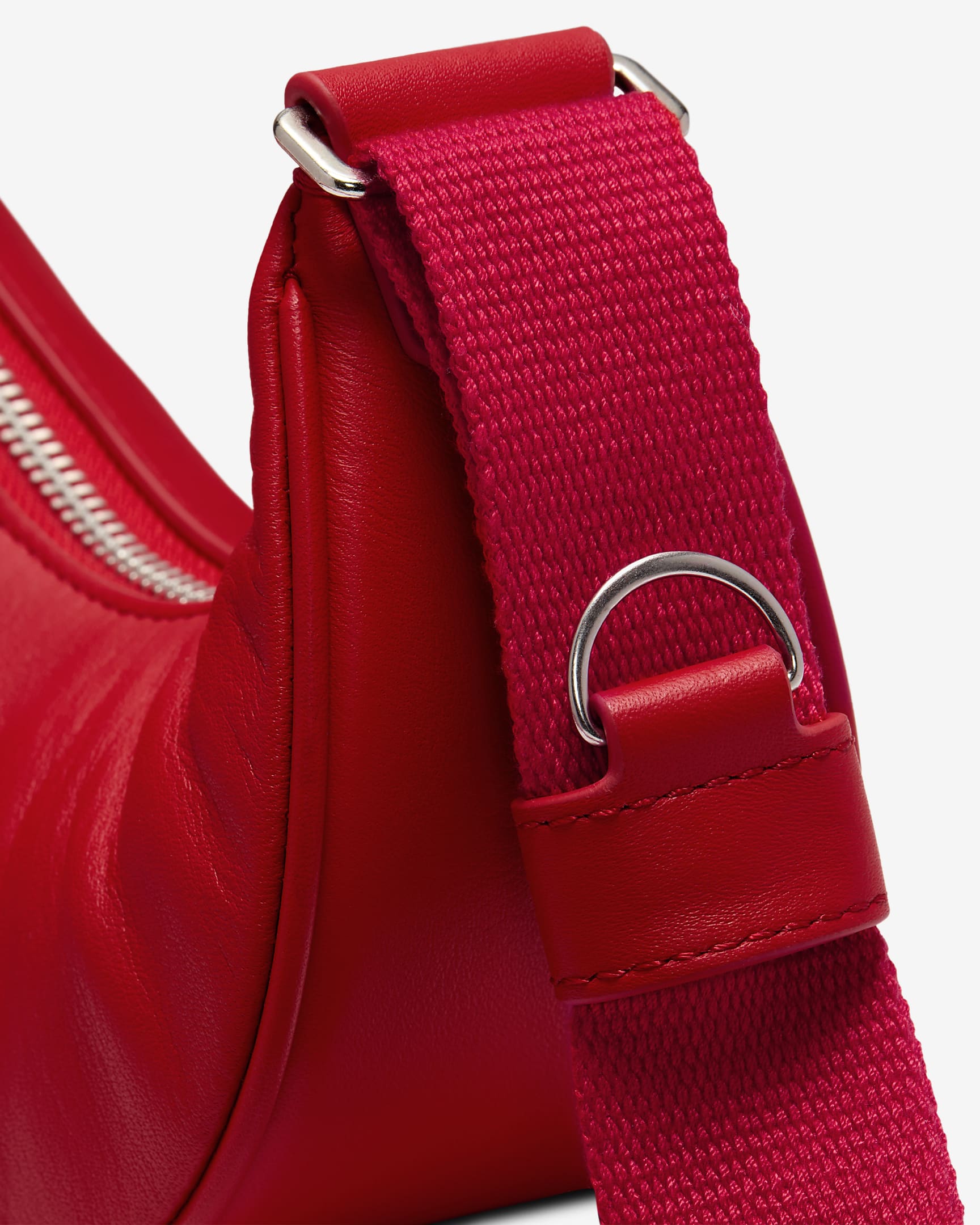 Nike x Jacquemus Le Swoosh Cross-Body Bag - University Red/University Red/Shiny Silver