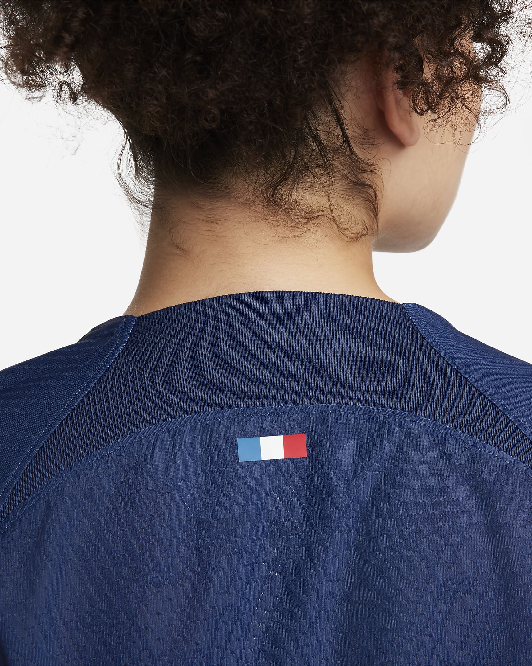 Jersey de fútbol Nike Dri-FIT ADV para mujer Paris Saint-Germain local 2023/24 Match - Azul marino medianoche/Rojo universitario/Rojo universitario