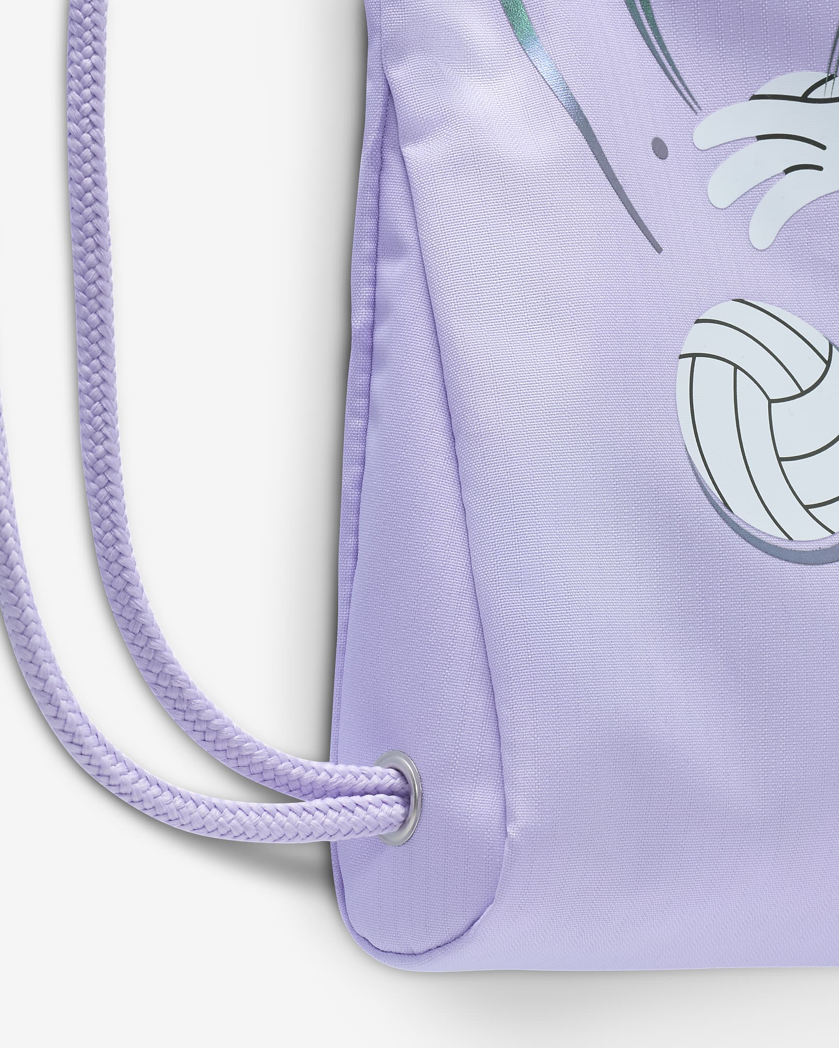 Nike Kids' Drawstring Bag (12L) - Lilac Bloom/Lilac Bloom/White