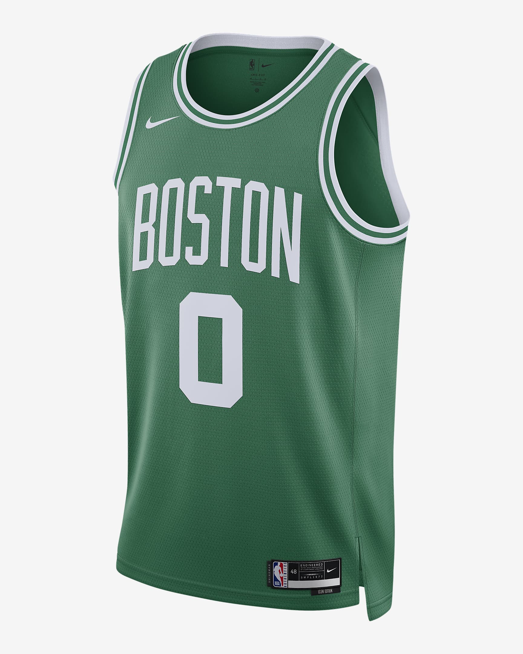 Boston Celtics Icon Edition 2022/23 Nike Dri-FIT NBA Swingman-trøje til mænd - Clover