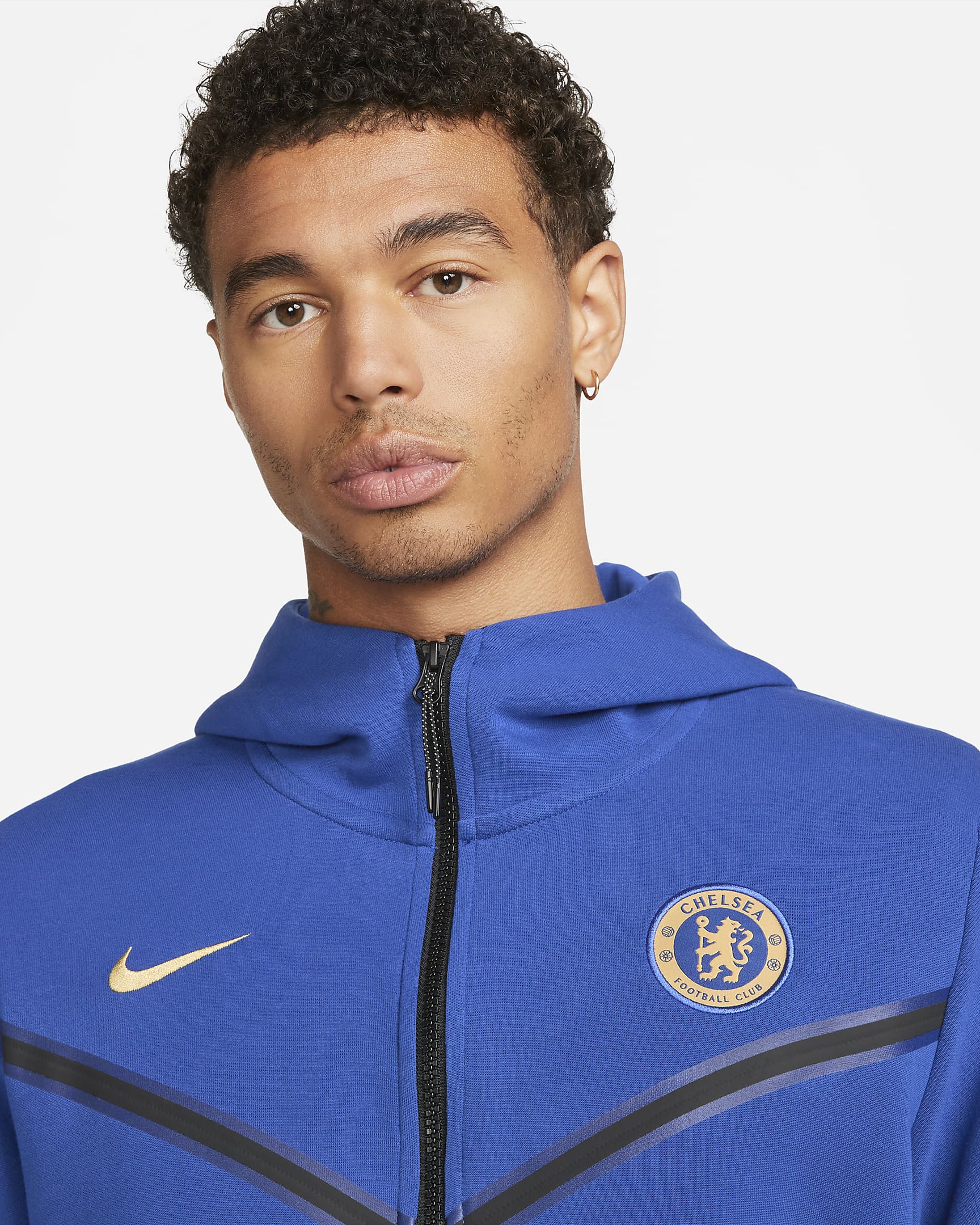 Chelsea F.C. Tech Fleece Windrunner Men's Nike Full-Zip Hoodie. Nike UK