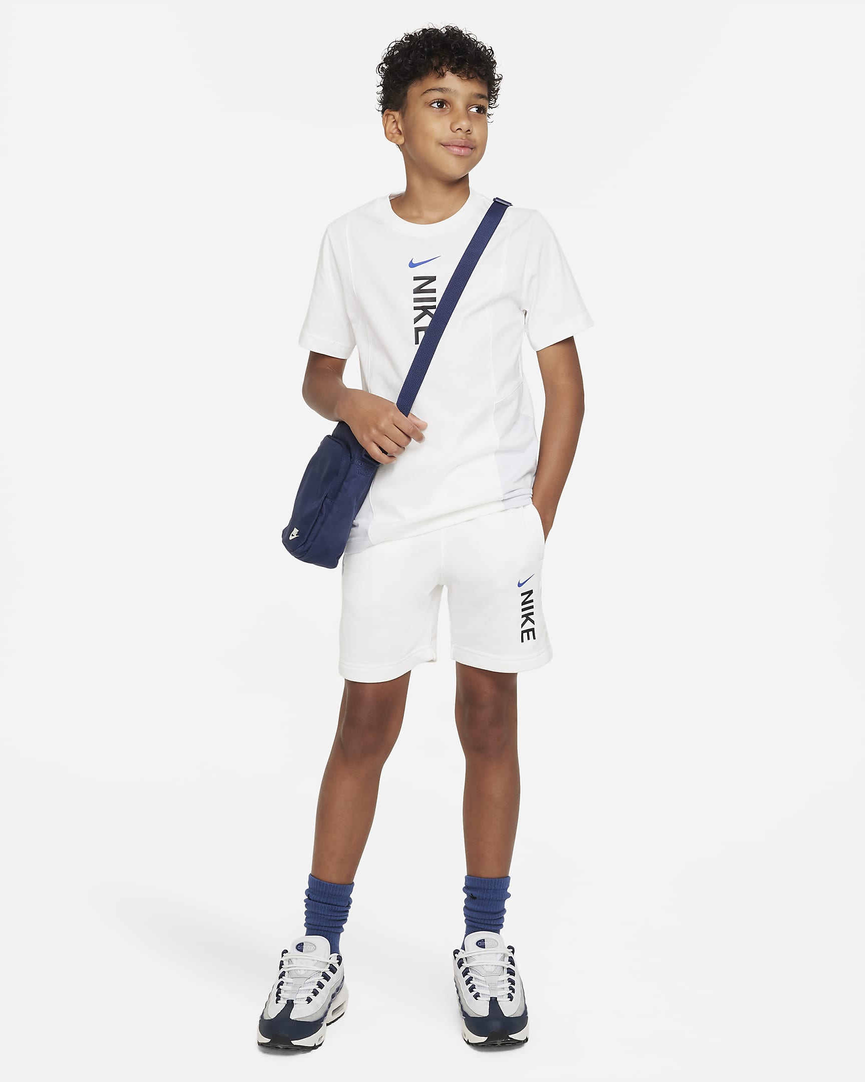 Nike Sportswear Hybrid Boys' French Terry Shorts. Nike CH