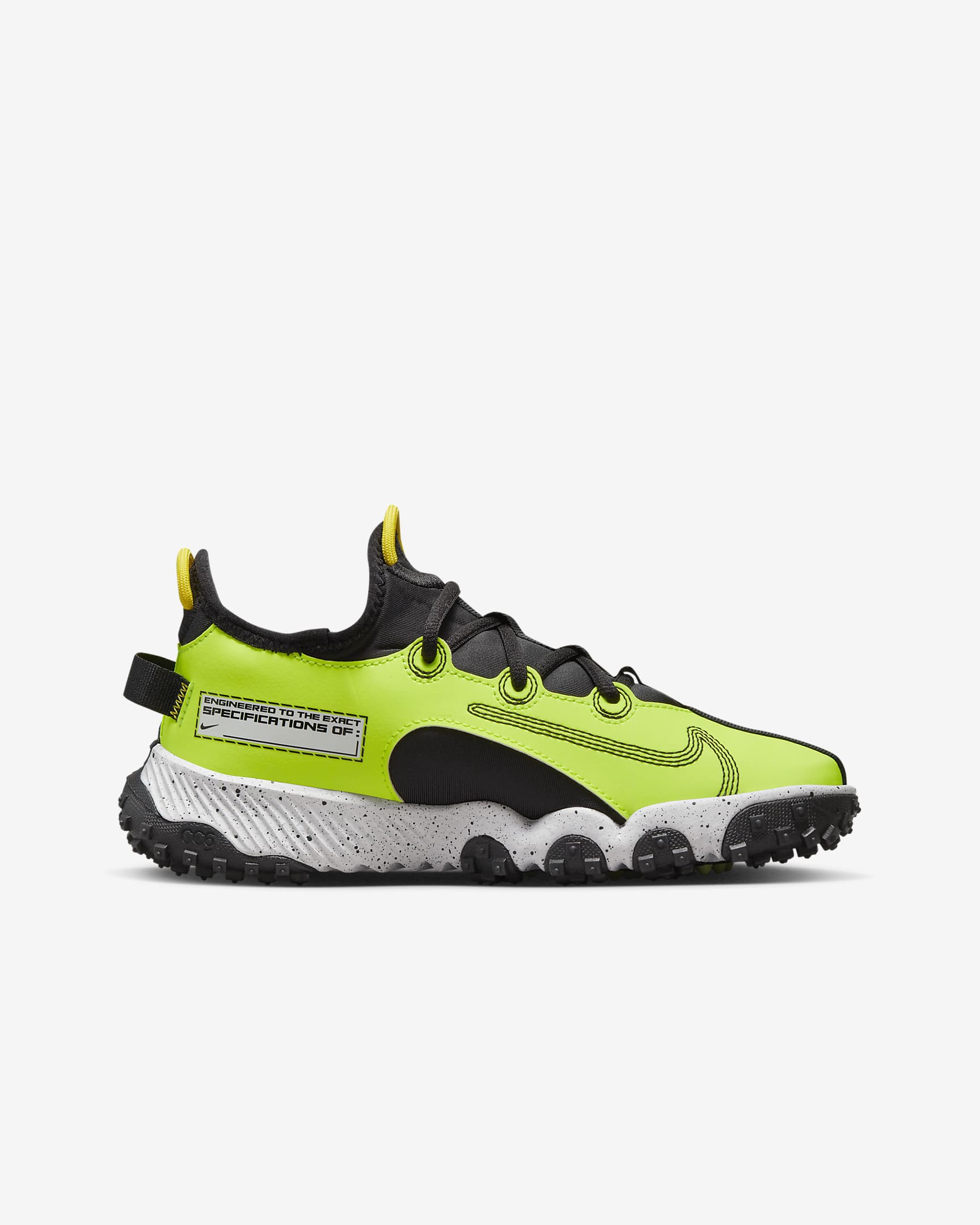 Tenis para niños de preescolar y grandes Nike Future Field - Volt/Negro/Amarillo opti/Blanco