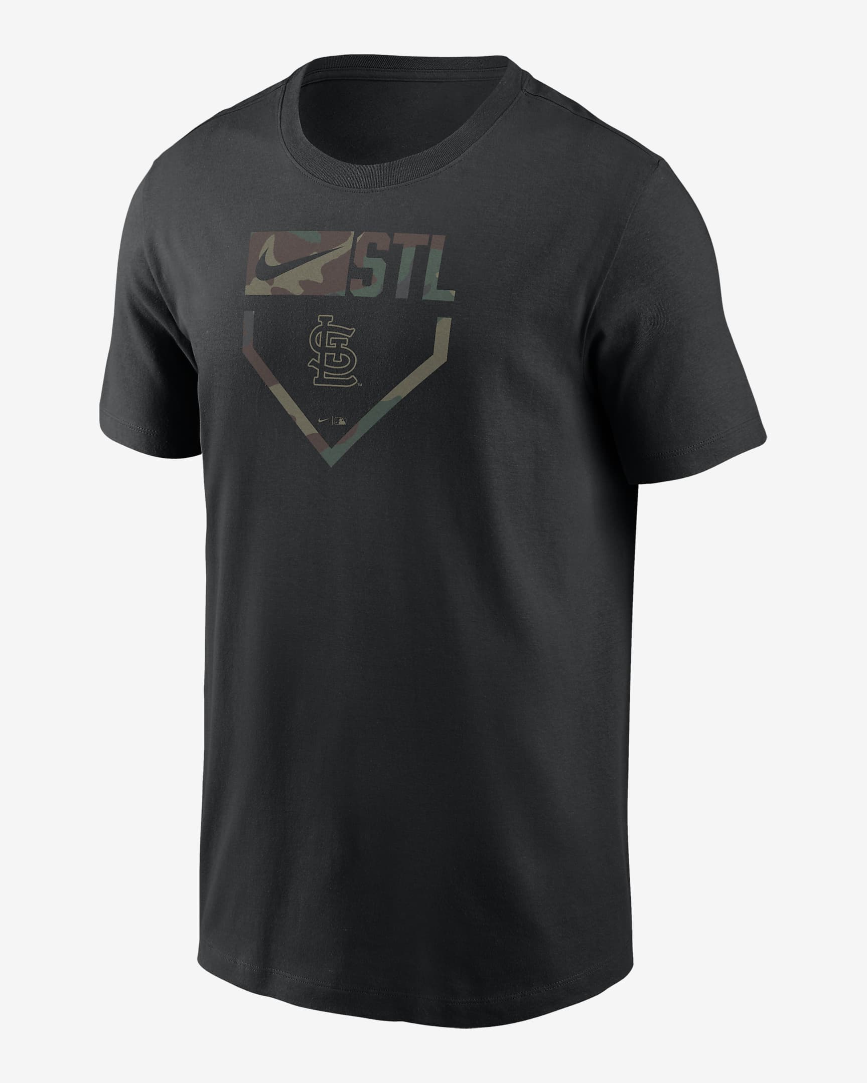 St. Louis Cardinals Camo Men's Nike MLB T-Shirt - Black