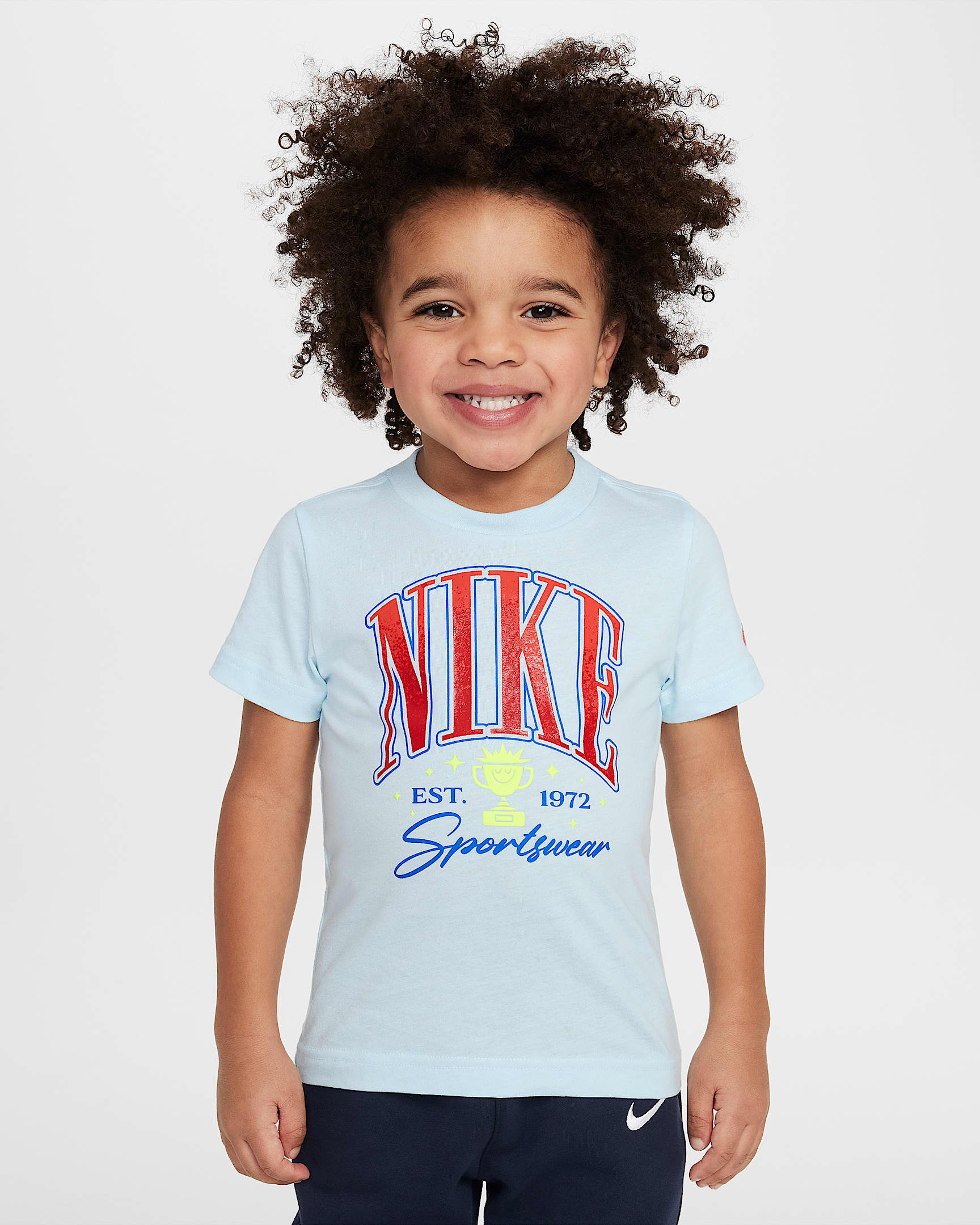 Playera Ace Arch infantil Nike - Azul glacial
