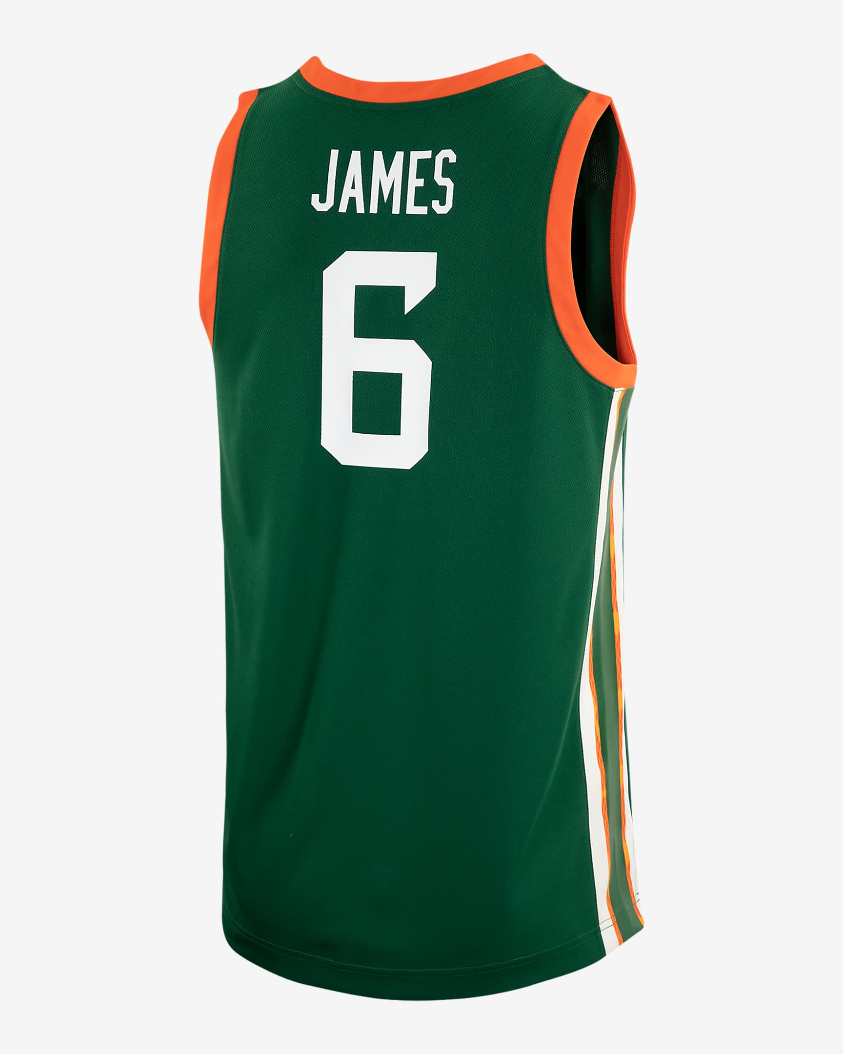 Jersey de básquetbol para hombre LeBron College (FAMU) - Verde desfiladero