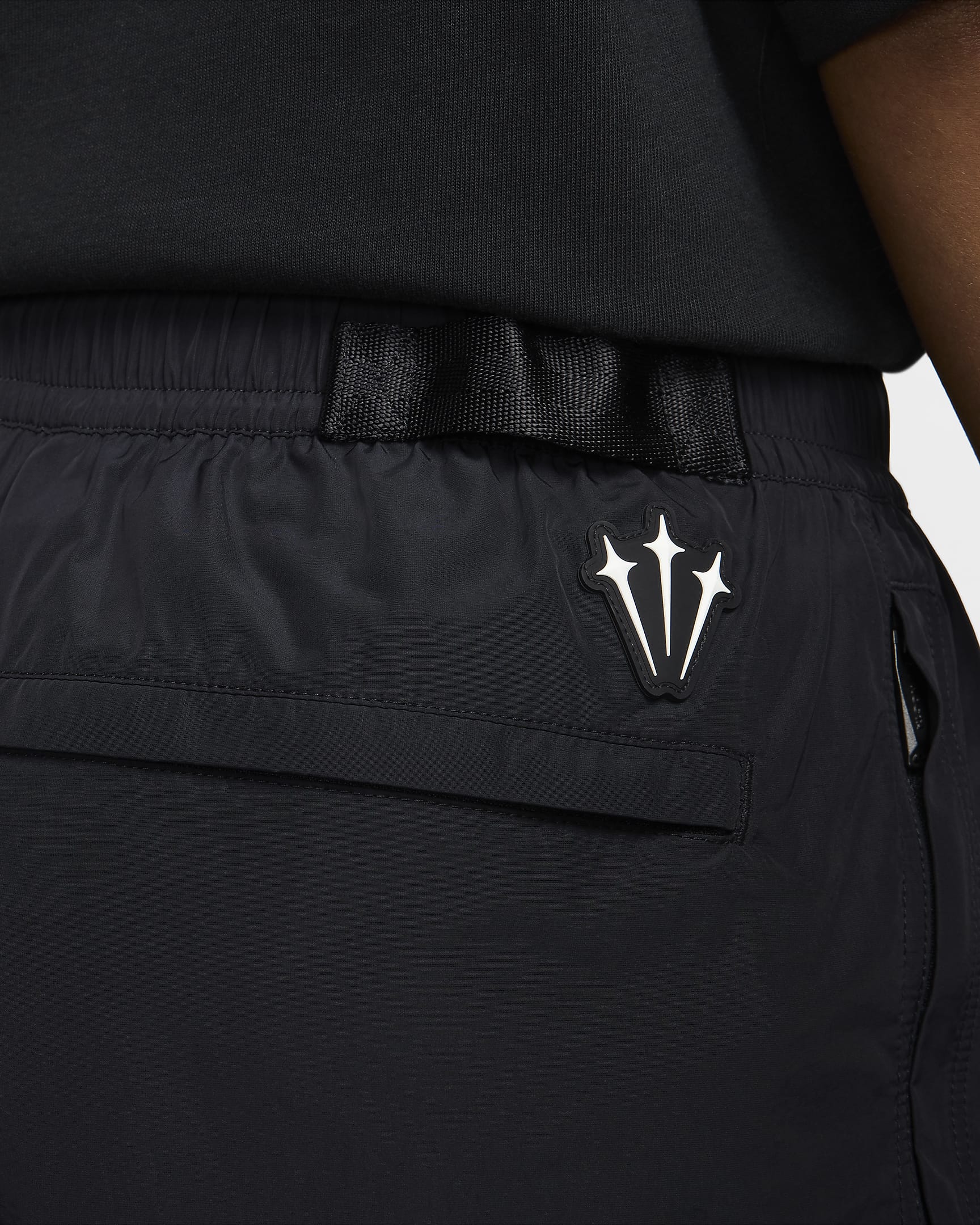 Short en nylon NOCTA Cardinal - Noir/Noir/Blanc