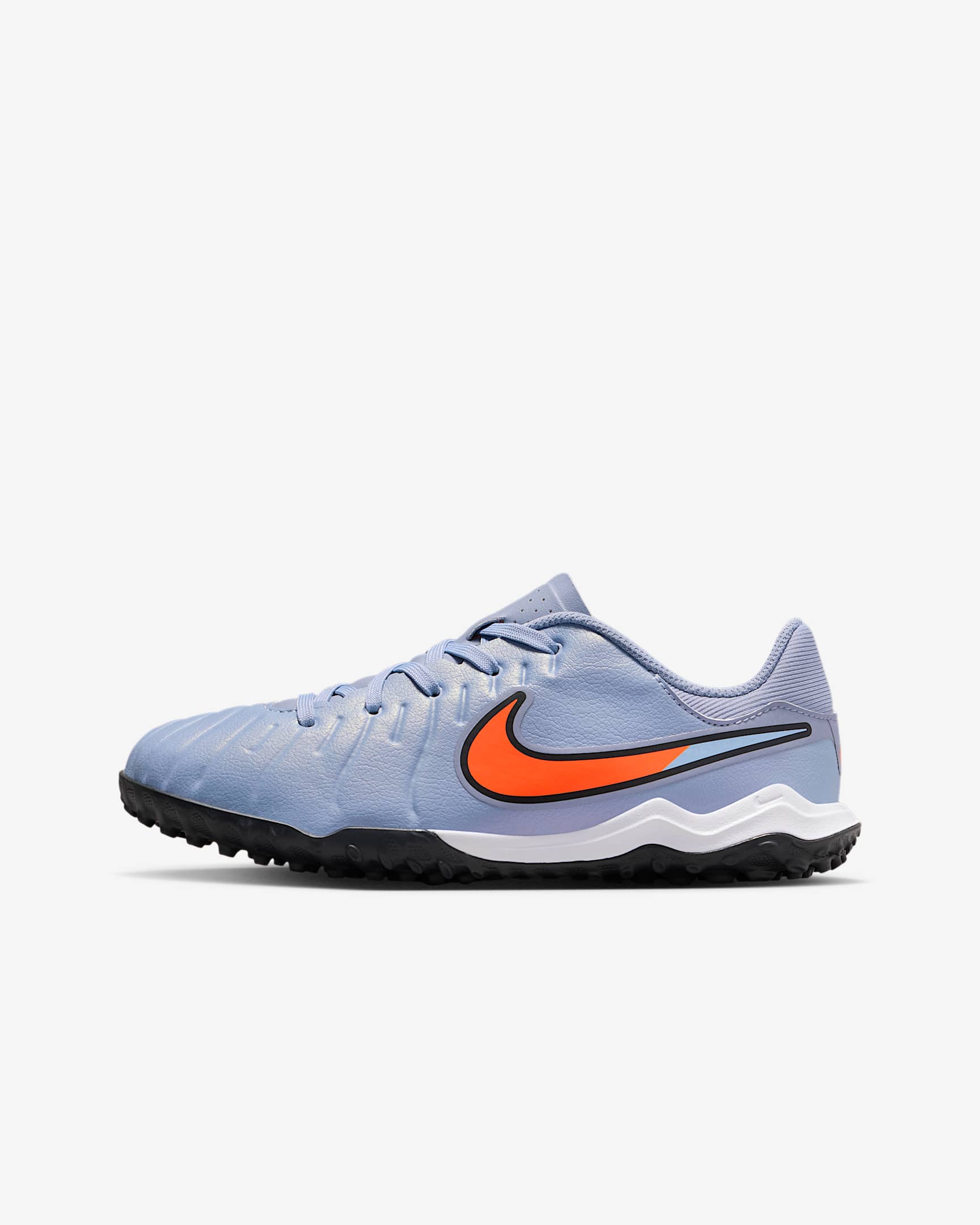 Nike Jr. Tiempo Legend 10 Academy Younger/Older Kids' Turf Low-Top Football Shoes - Blue Eclipse/Black
