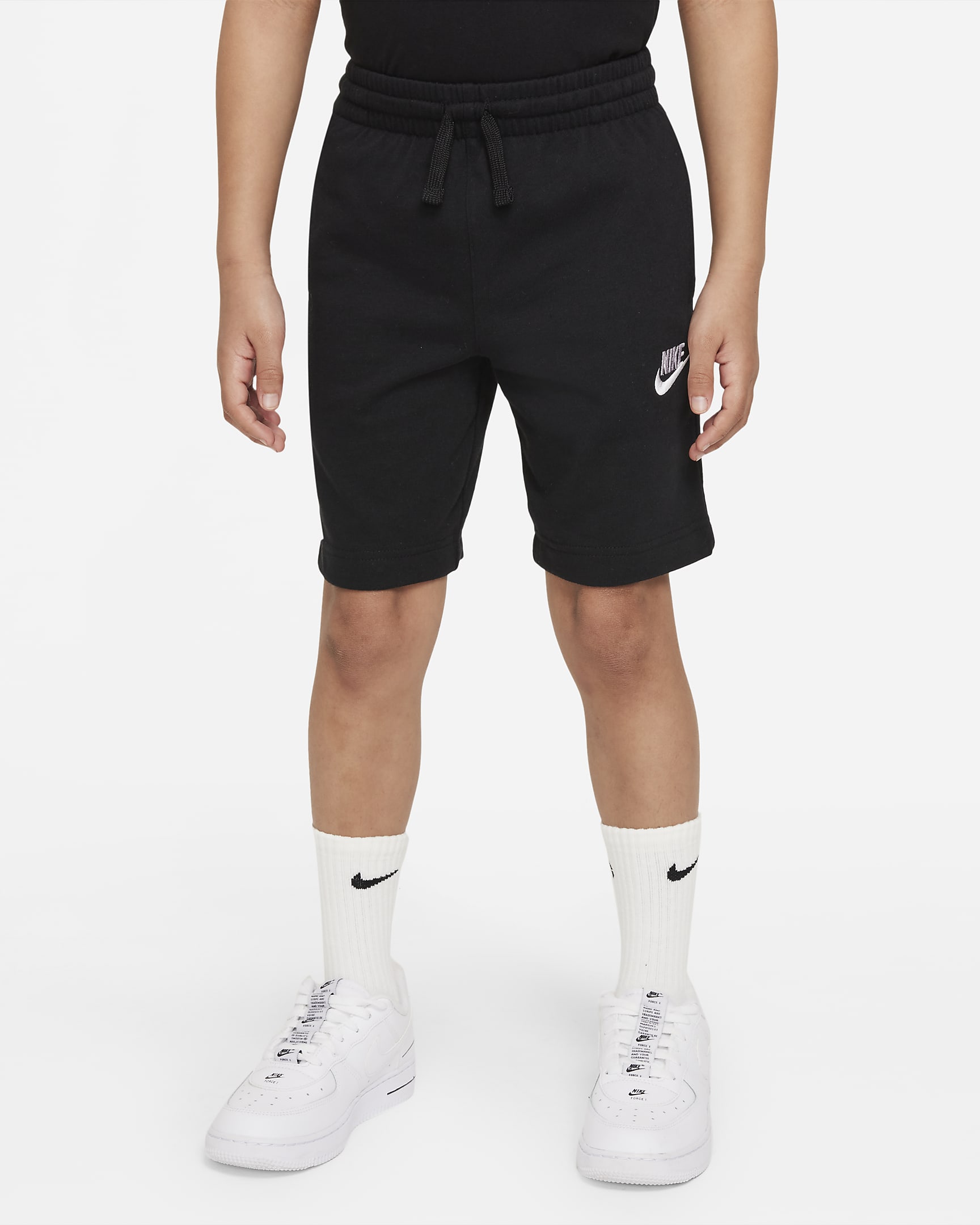 Nike Sportswear Club Little Kids' Shorts - Black