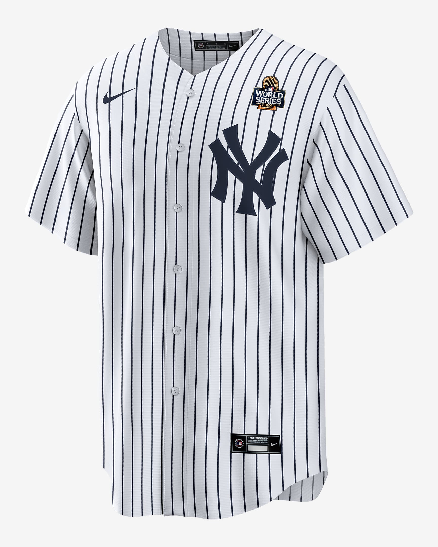New York Yankees 2024 World Series Men's Nike MLB Replica Jersey.