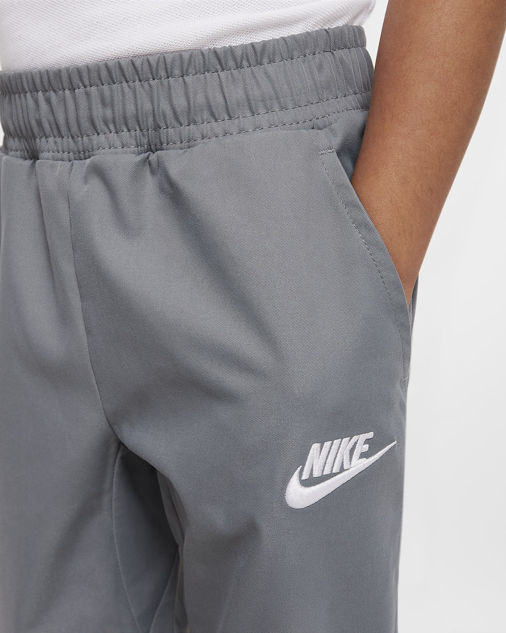 Pants de tejido Woven tamaño infantil Nike Dri-FIT - Gris humo