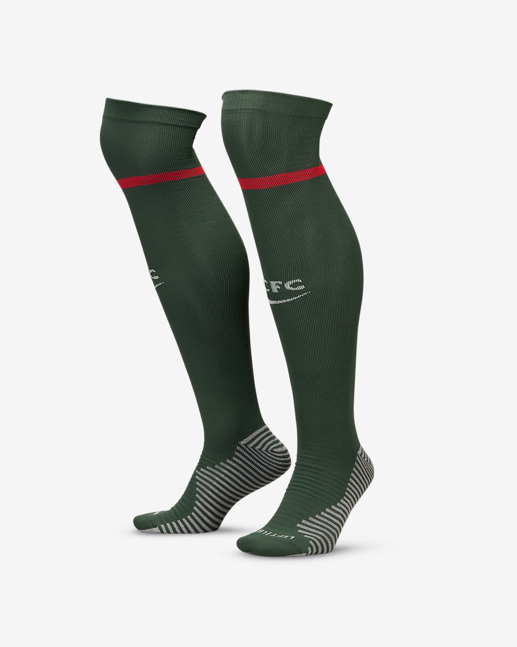 Calze da calcio al ginocchio Nike Dri-FIT Chelsea FC Strike – Away - Galactic Jade/Speed Red/Jade Horizon/Phantom