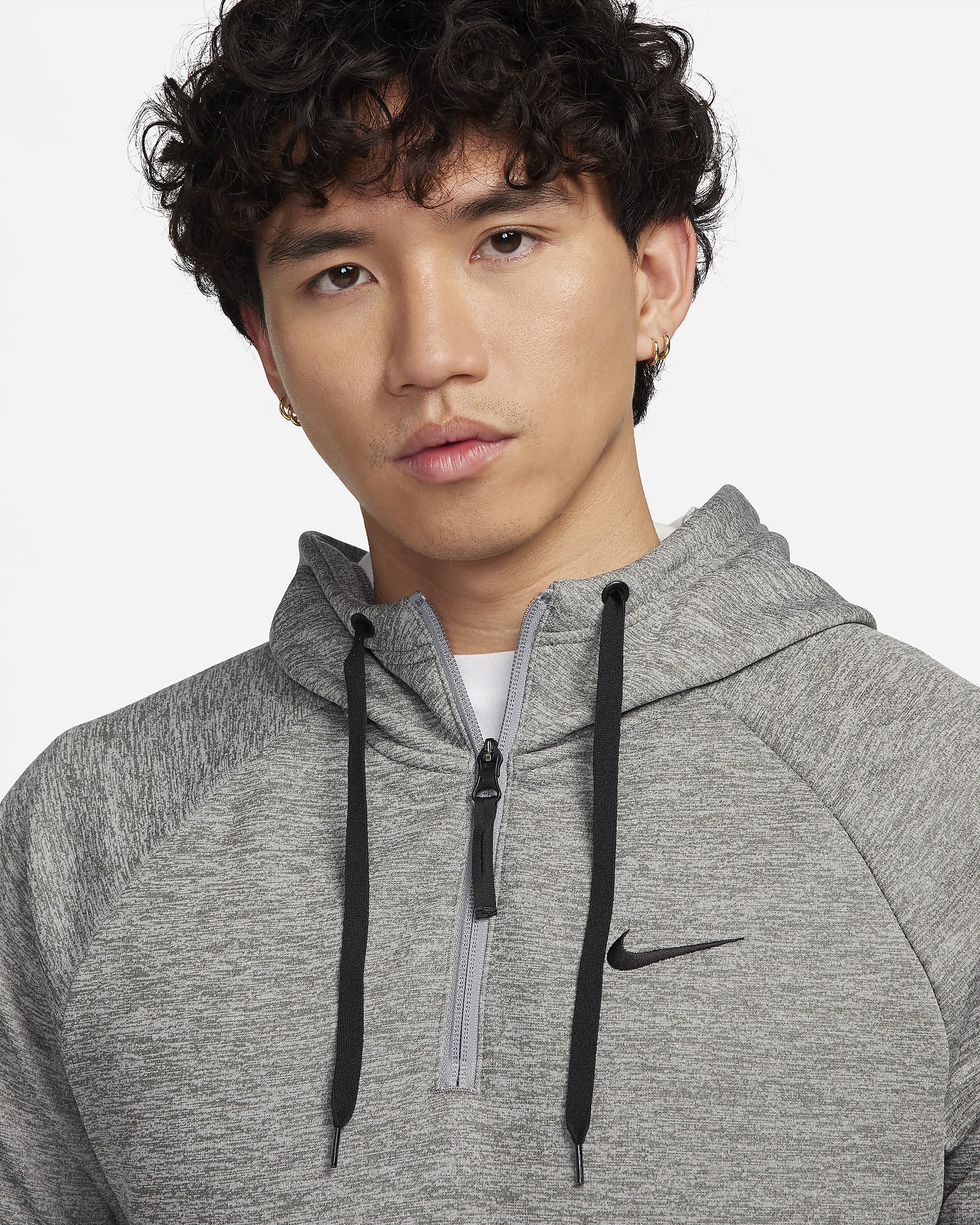 Nike Therma-FIT Men's 1/4-Zip Fitness Hoodie. Nike JP