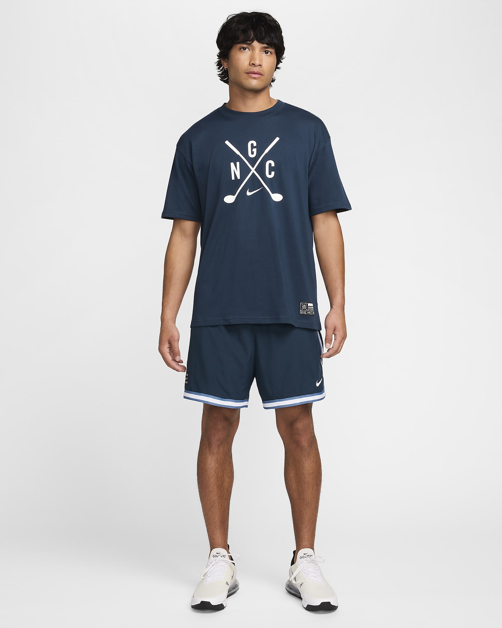 Ανδρικό T-Shirt γκολφ Nike Max90 - Armory Navy