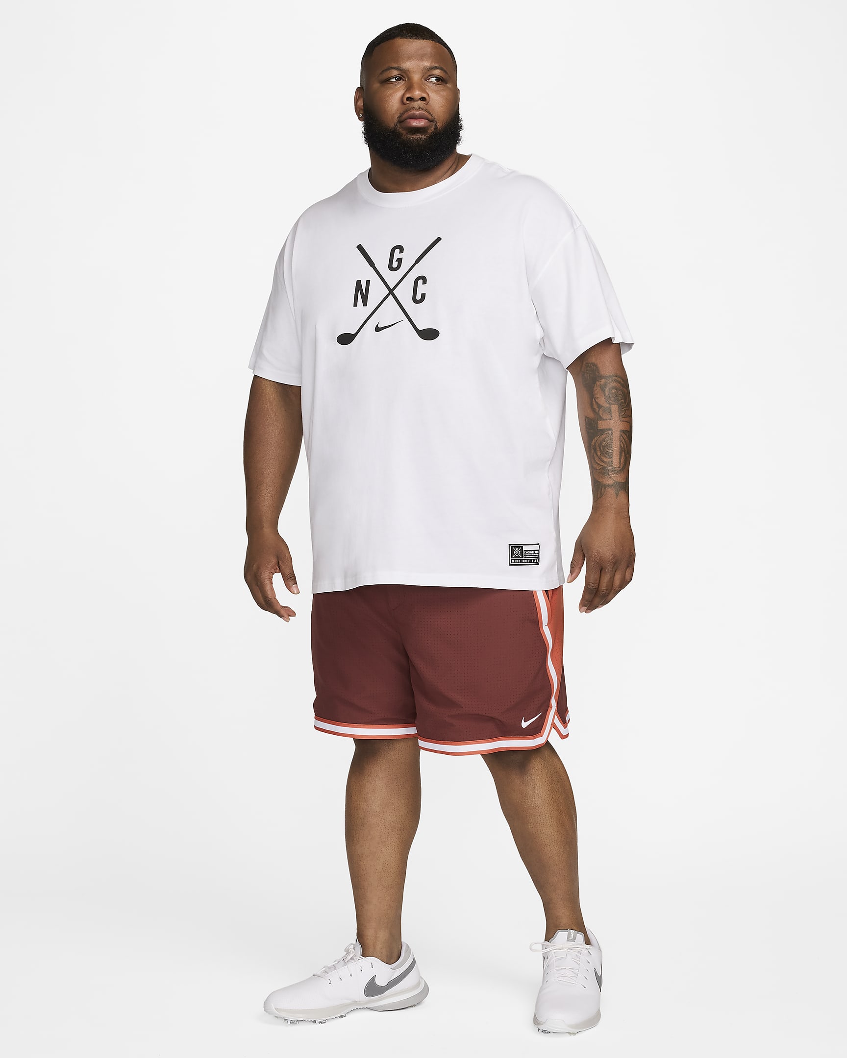 Ανδρικό T-Shirt γκολφ Nike Max90 - Λευκό