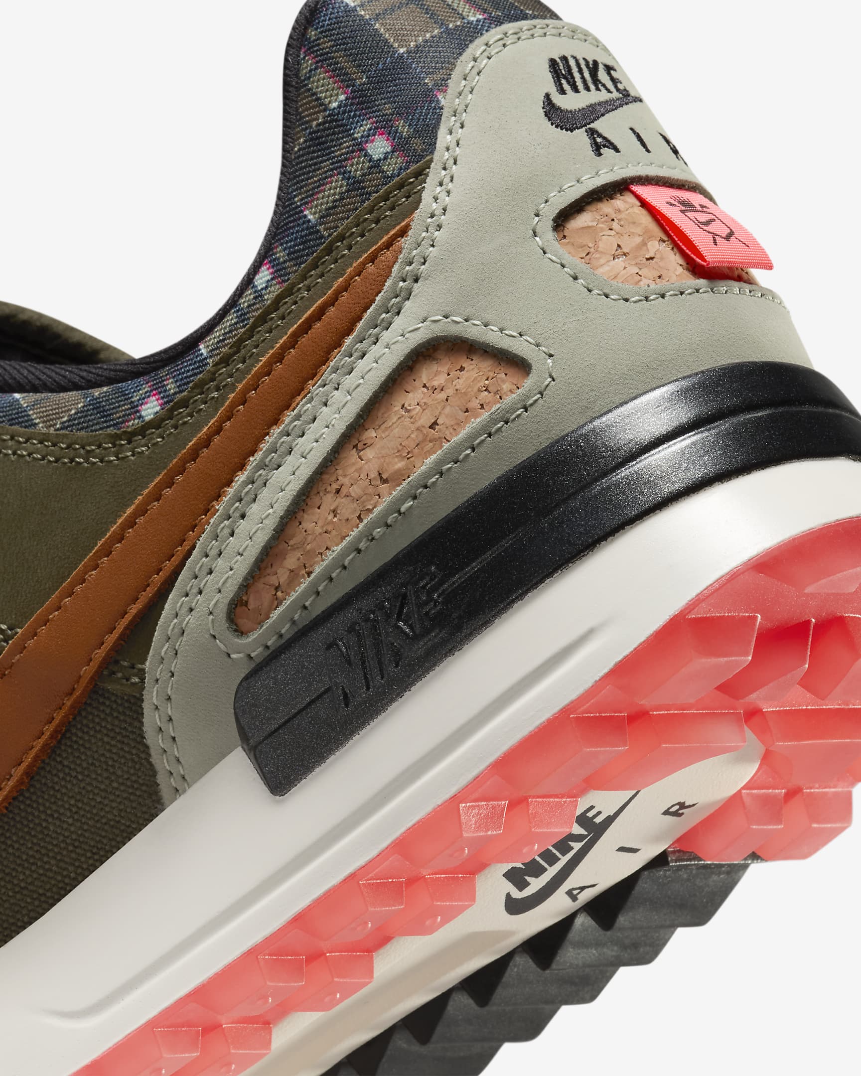 Nike Air Pegasus '89 Golfschuh - Cargo Khaki/Jade Horizon/Hot Punch/Light British Tan