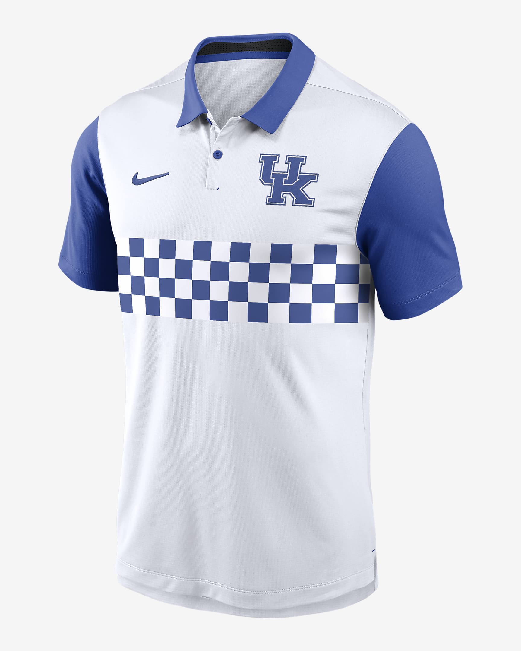 Kentucky Wildcats Primetime Campus Vapor Men's Nike Dri-FIT College Polo - White