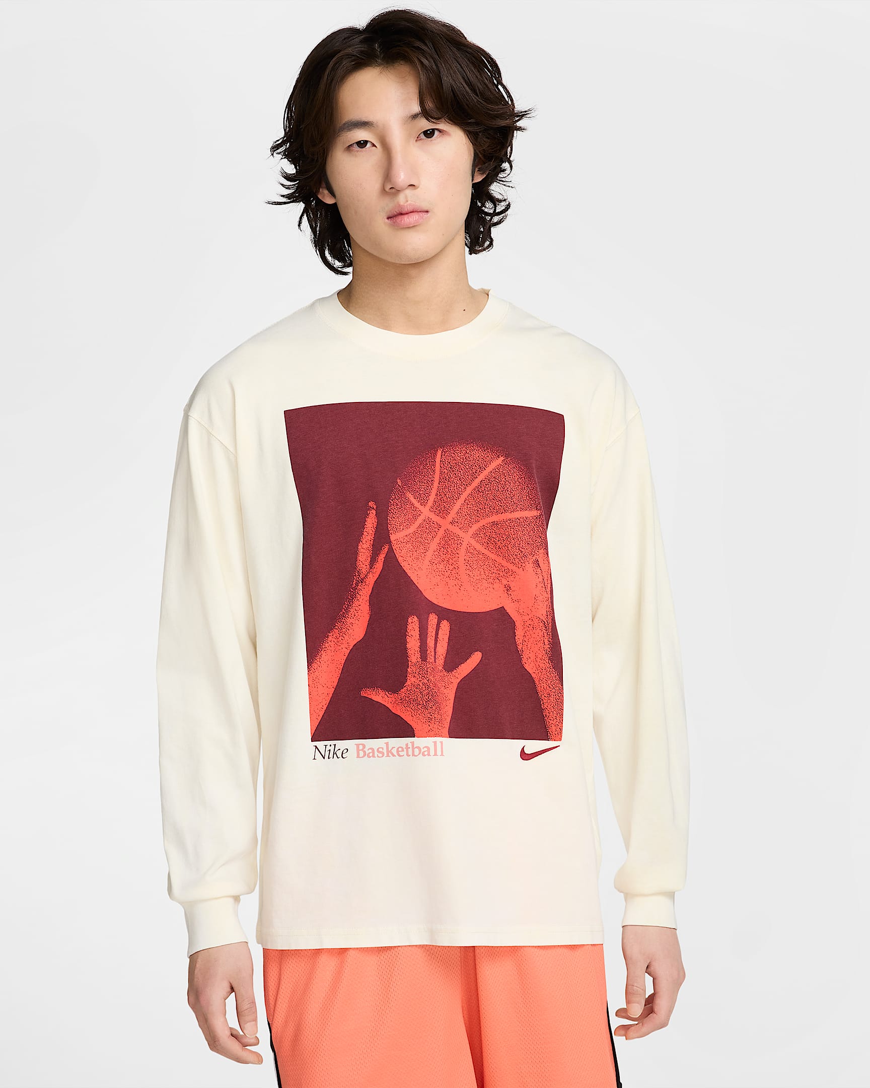 ナイキ メンズ マックス90 ロングスリーブ Tシャツ - ココナッツミルク