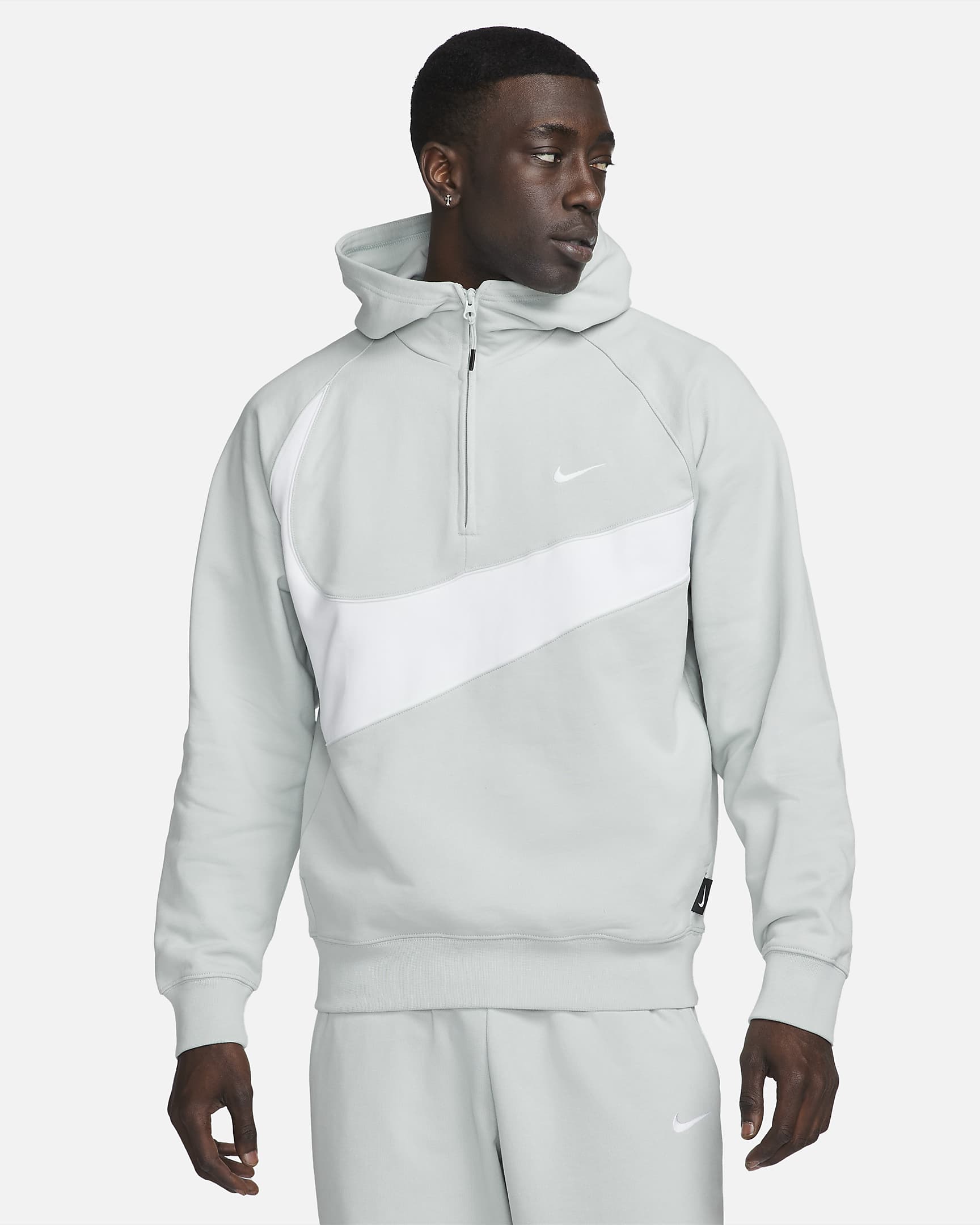 Nike Swoosh Men's 1/2-Zip Fleece Hoodie. Nike.com