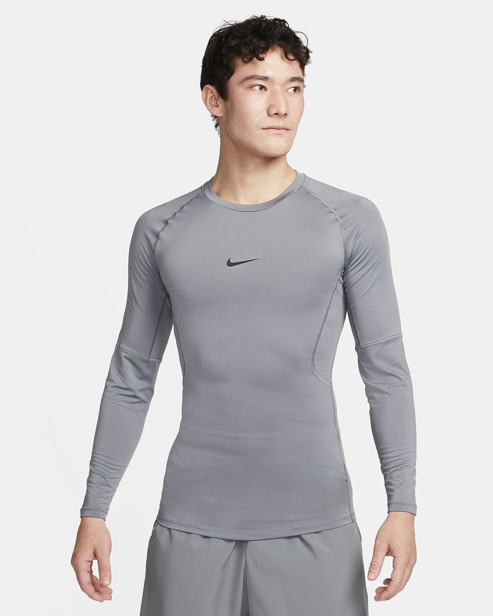 Nike Pro Men's Dri-FIT Tight Long-Sleeve Fitness Top. Nike SG