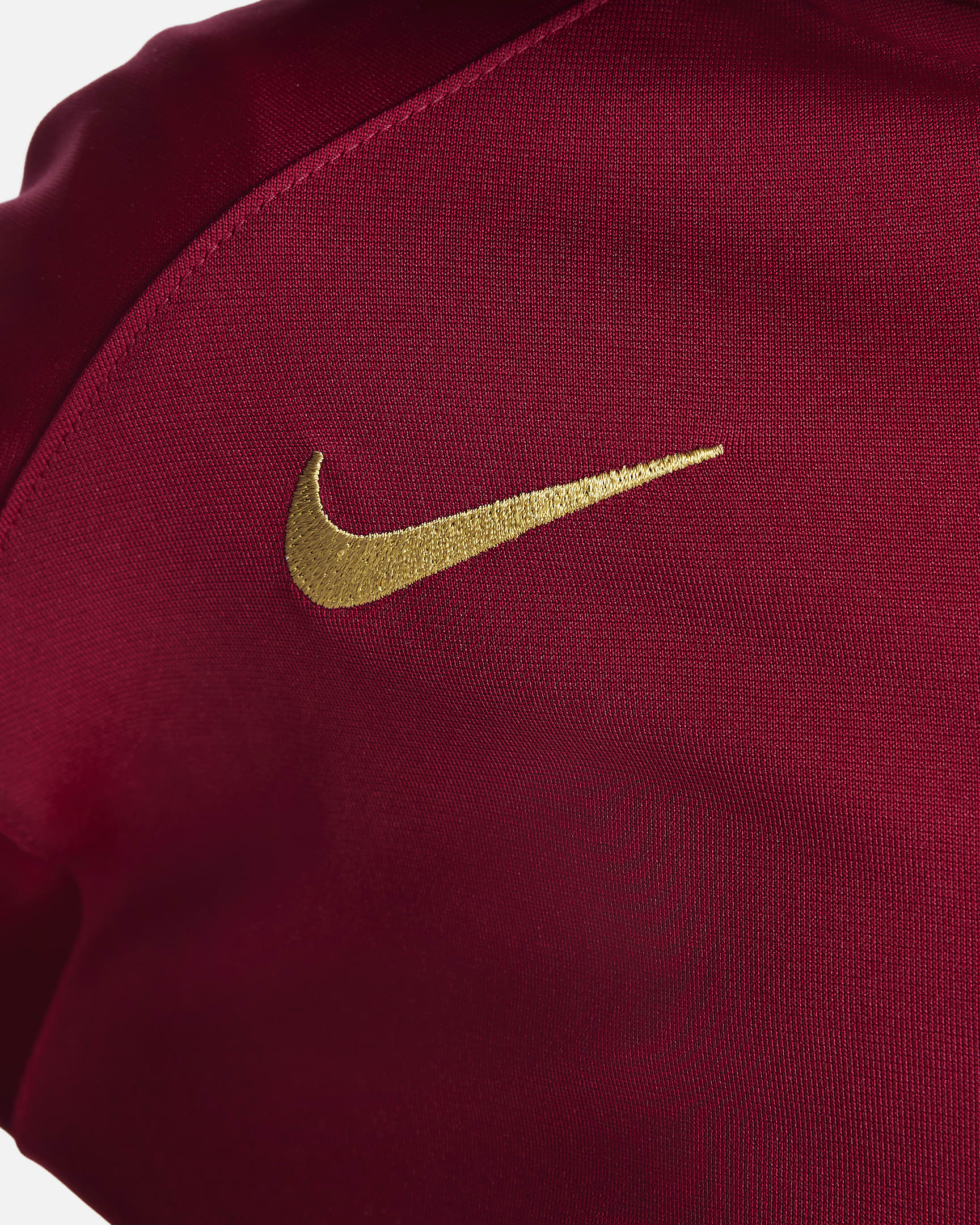 FC Barcelona Strike Nike Dri-FIT strikket fotballtracksuit til små barn - Noble Red/Deep Royal Blue/Obsidian/Club Gold