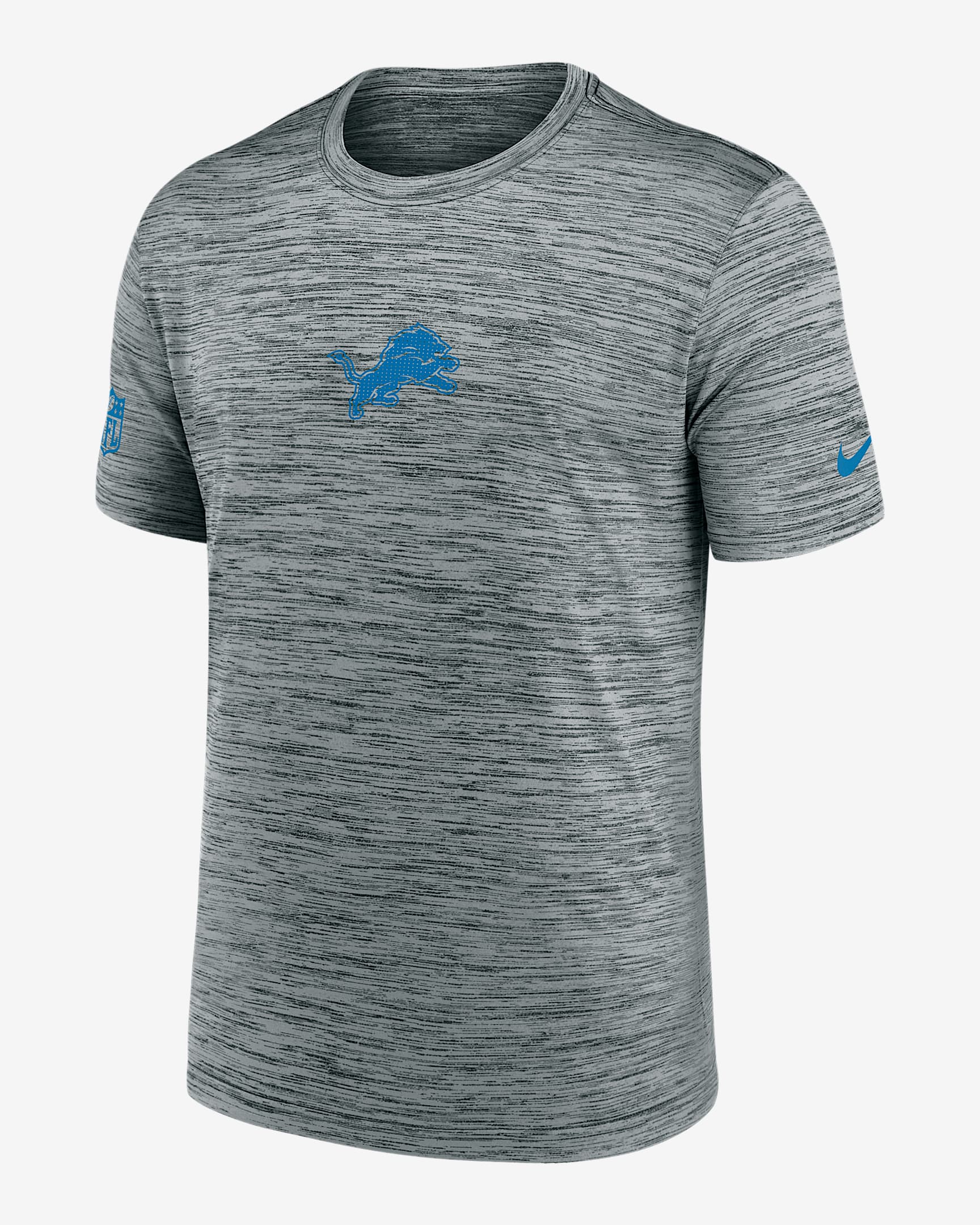 Detroit Lions Sideline Team Issue Velocity Men's Nike Dri-FIT NFL T-Shirt - Grey