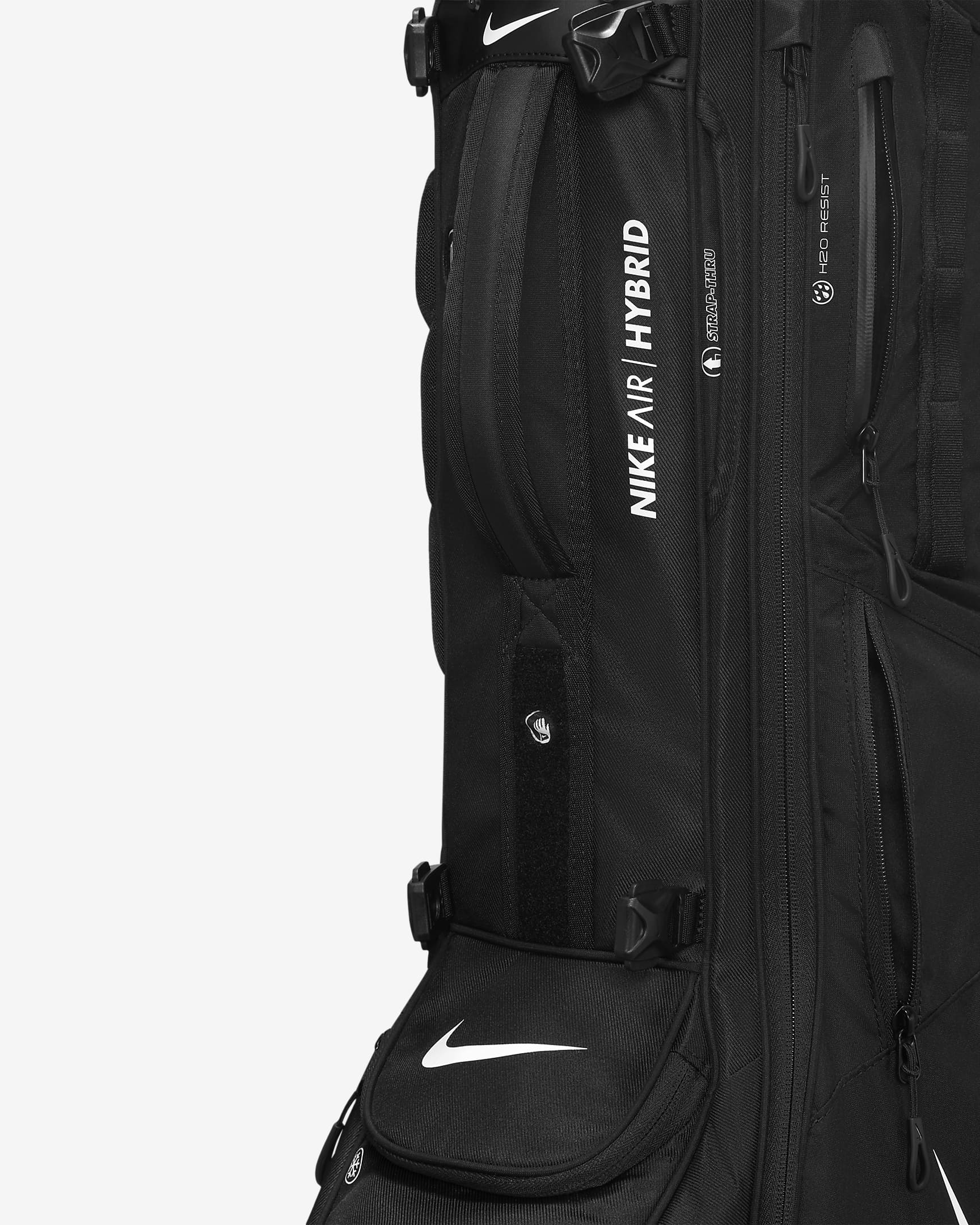 Nike Air Hybrid 2 Golf Bag - Black/Black/White