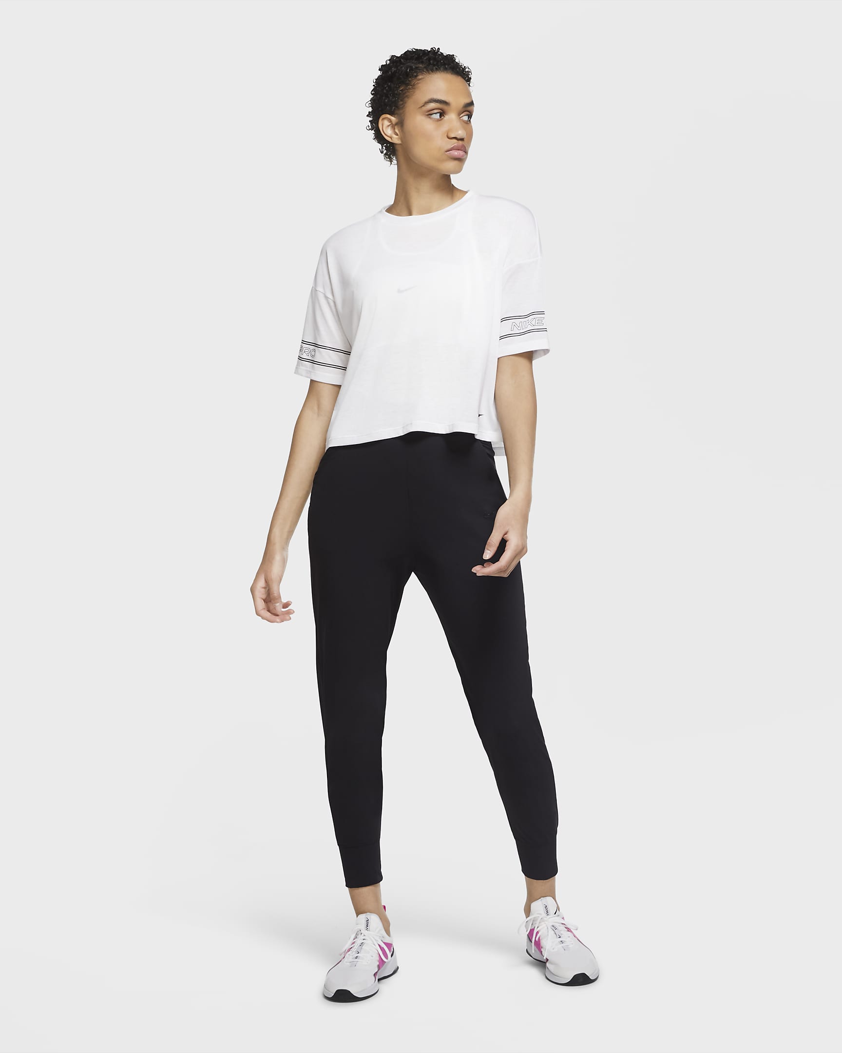 Pantalon de training Nike Bliss Luxe pour Femme - Noir/Clear