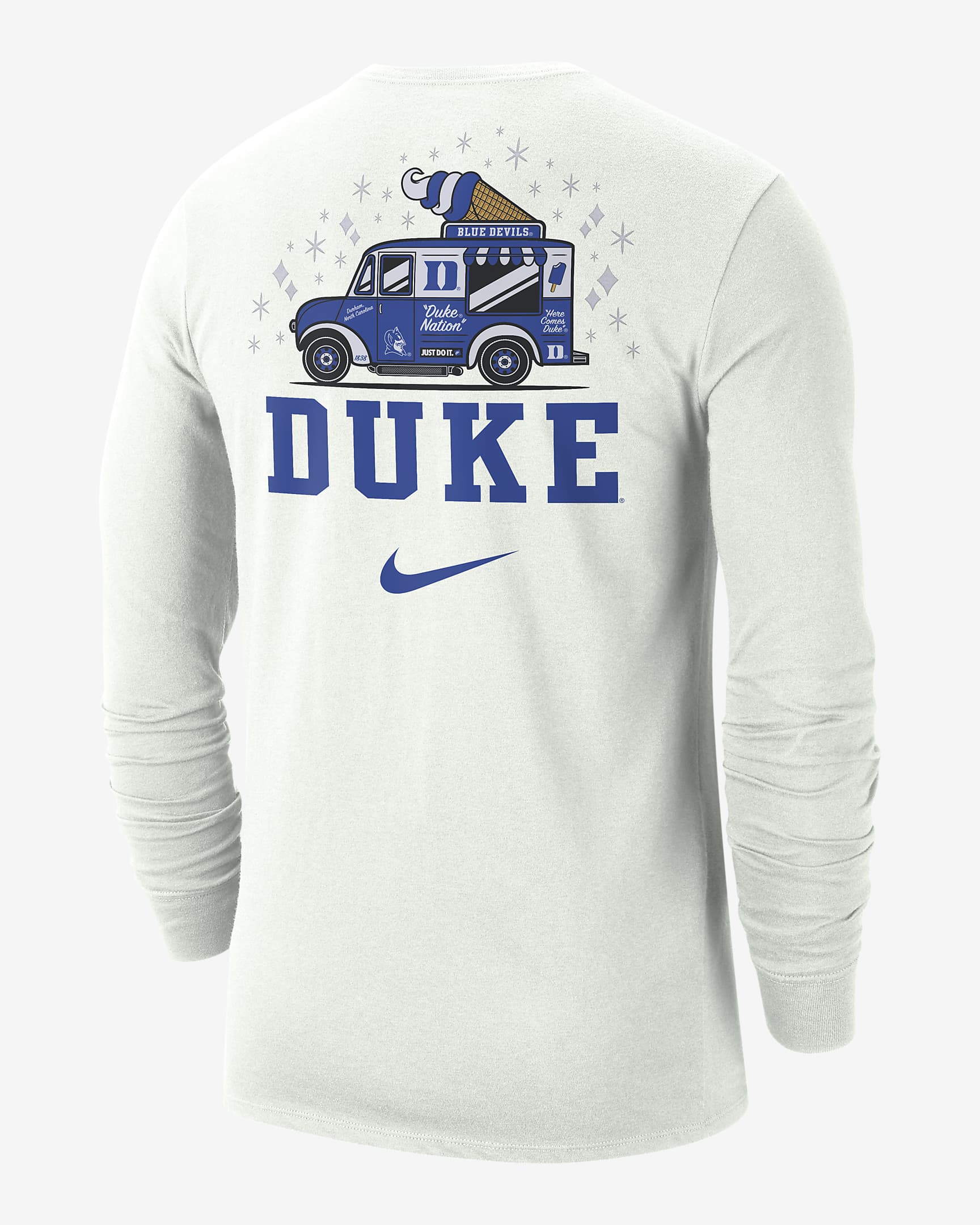 Duke Men's Nike College LongSleeve TShirt.