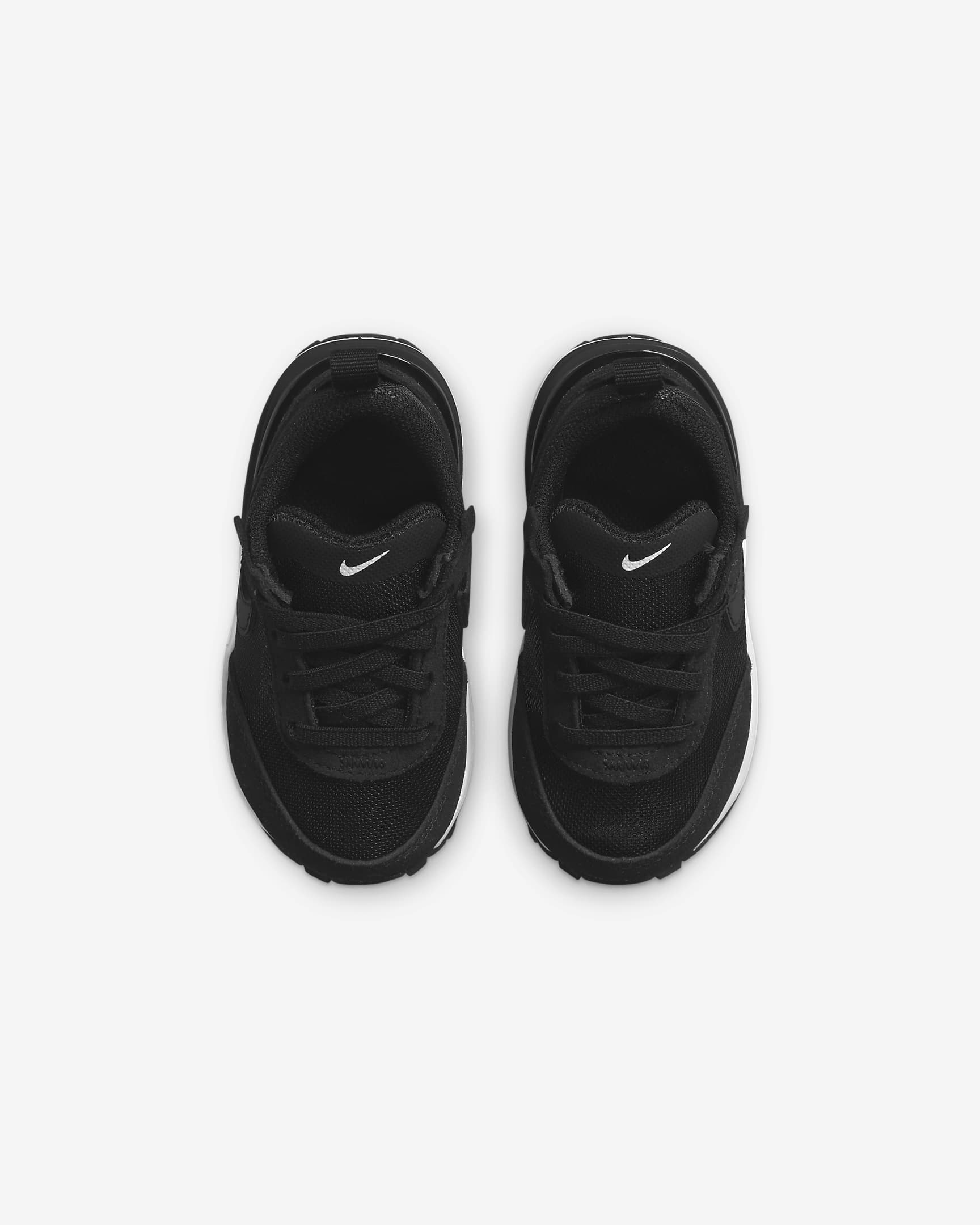 Nike Waffle One Baby/Toddler Shoes - Black/White/Orange/Black