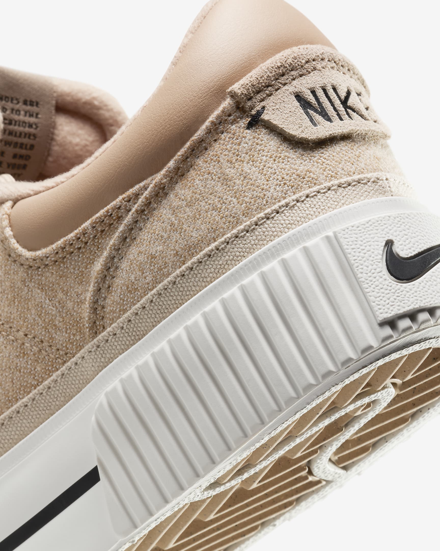 Nike Court Legacy Lift damesschoenen - Hemp/Sail/Sanddrift/Zwart