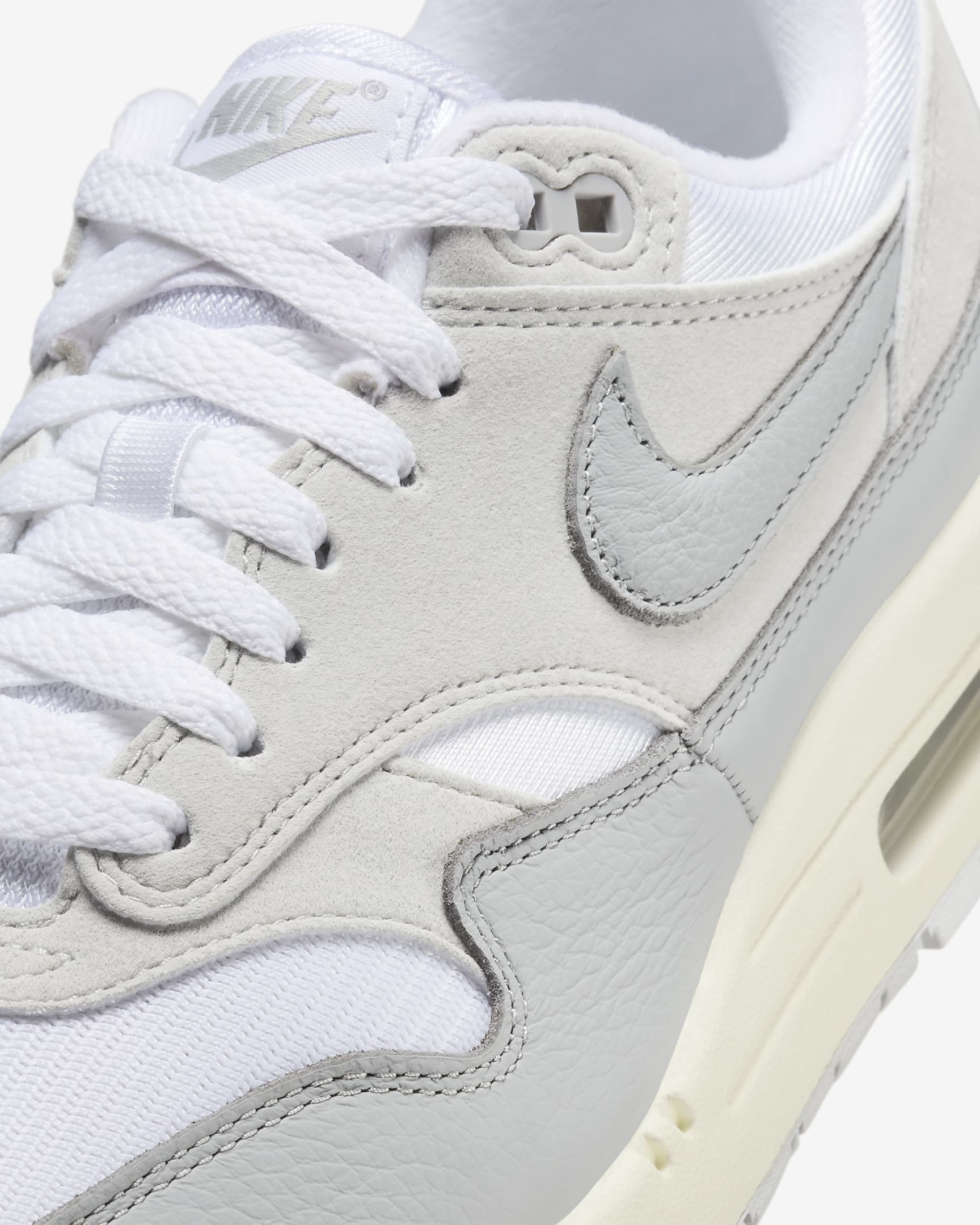 Nike Air Max 1 '87 Damenschuh - Pure Platinum/Weiß/Sail/Light Smoke Grey