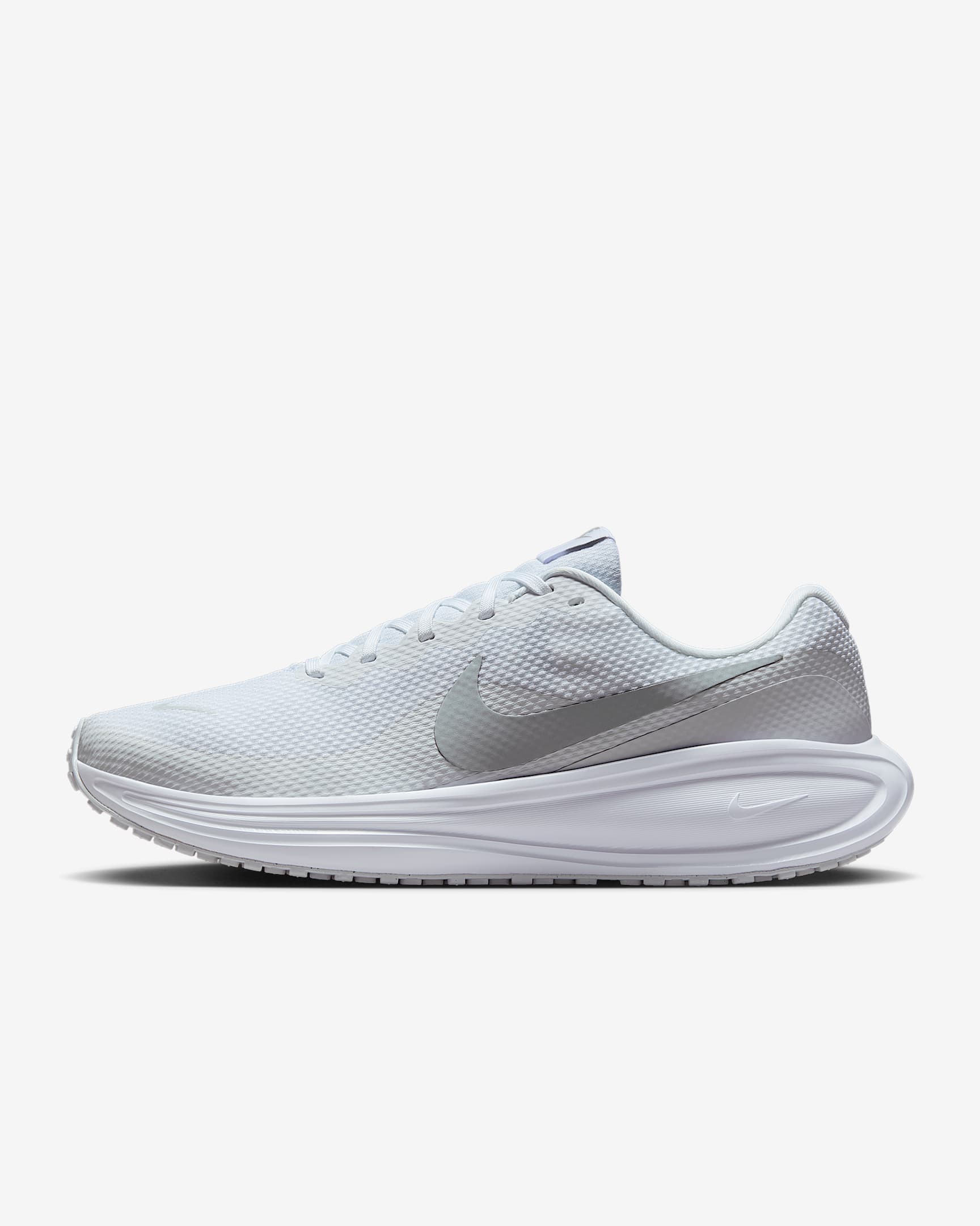 Nike Revolution 8 Men's Road Running Shoes - White/Pure Platinum