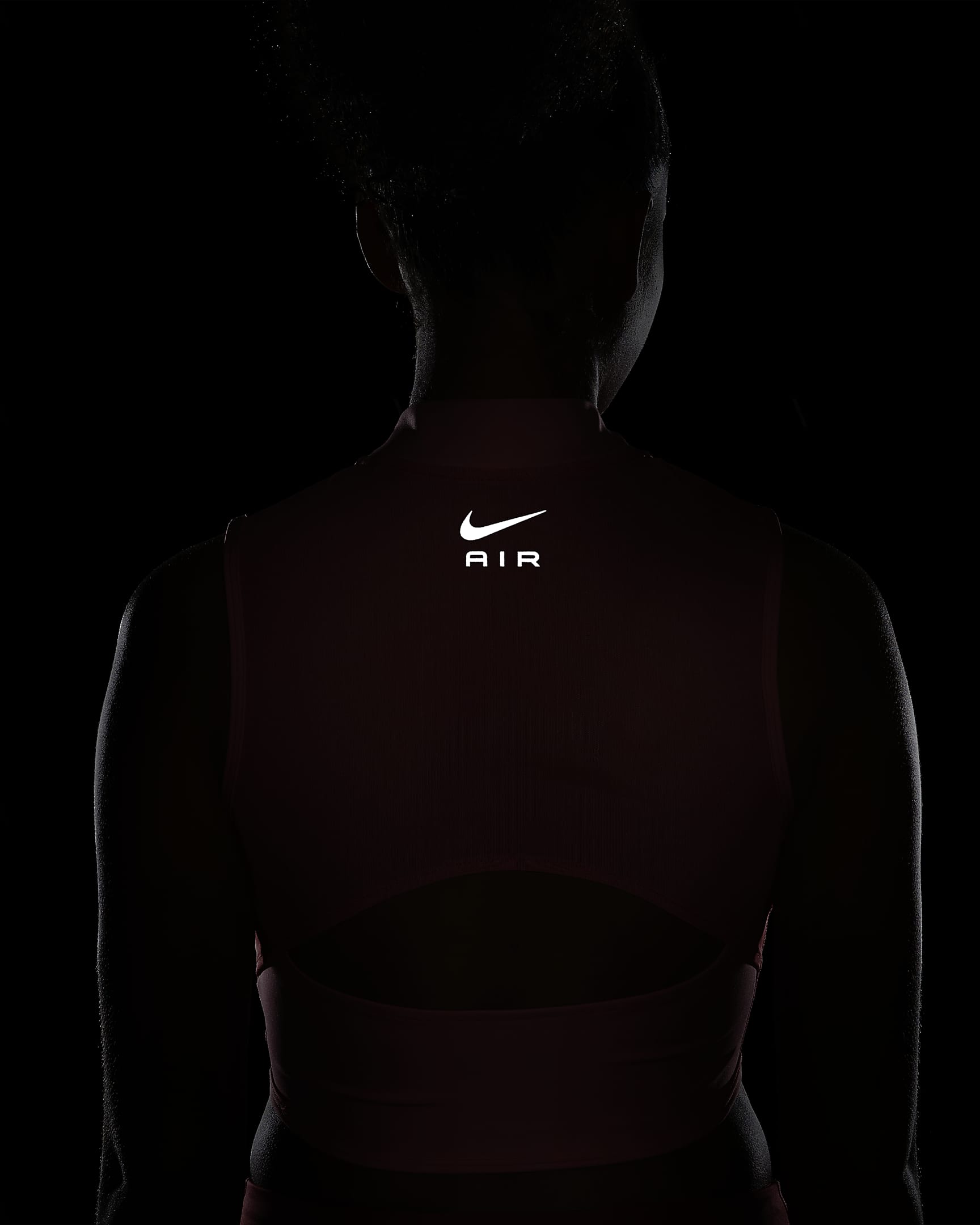 Nike Air Dri-FIT Women's 1/4-Zip Running Crop Top. Nike LU