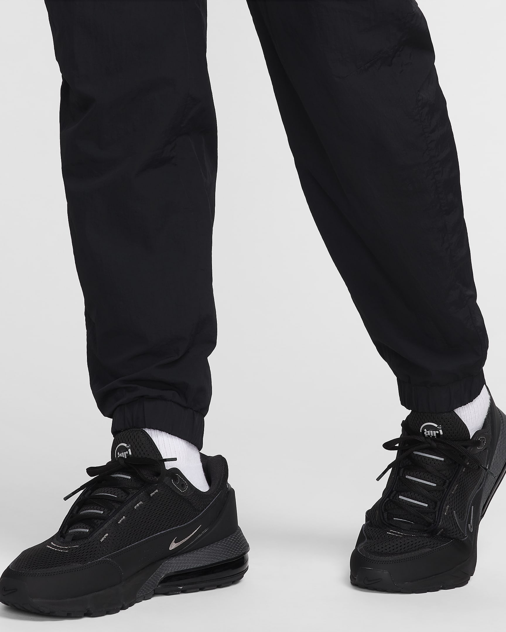 Pants de tejido Woven de pierna recta para hombre Nike Tech - Negro/Negro