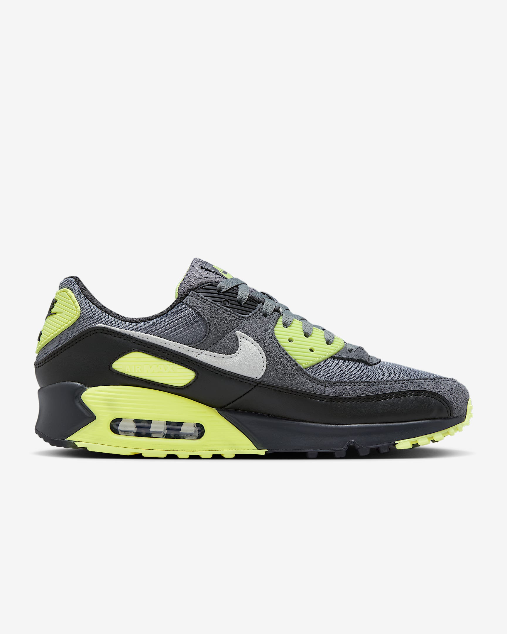 Pánské boty Nike Air Max 90 - Smoke Grey/Light Lemon Twist/Černá/Photon Dust