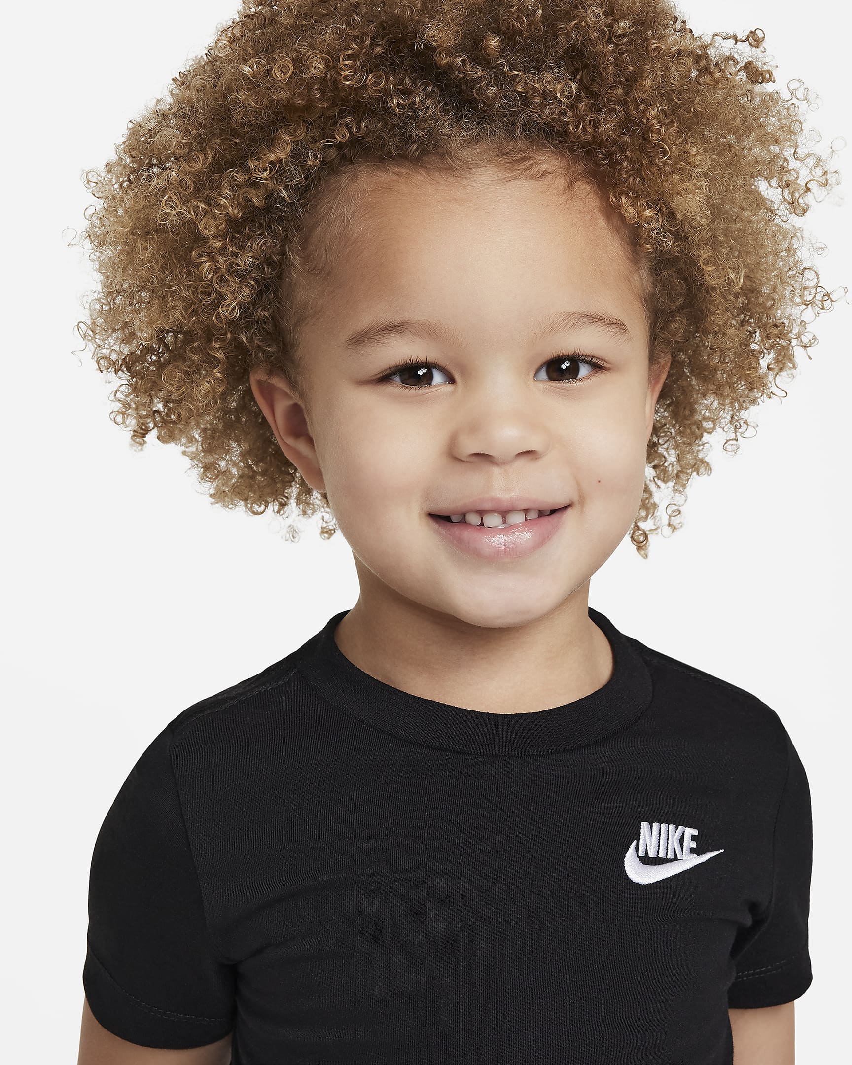 Nike Club Toddler Knit Shorts Set - Black/White