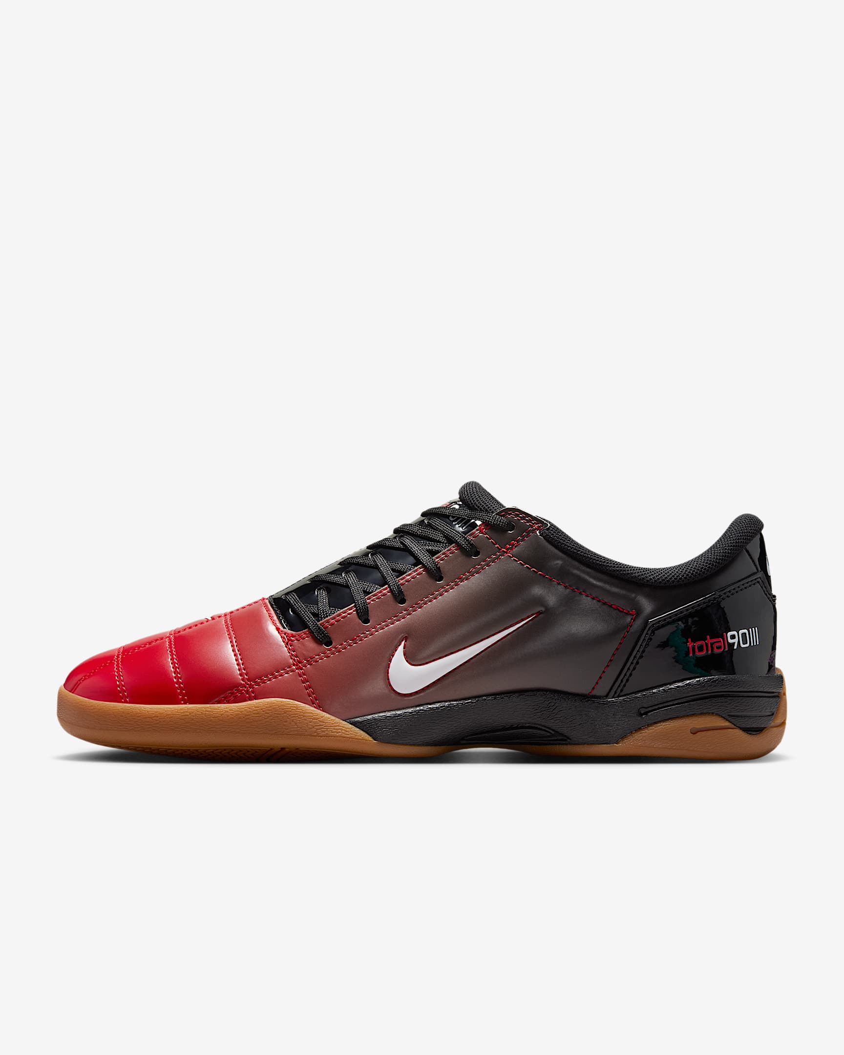 Nike Total 90 Zapatillas - Hombre - Negro/University Red/Gum Medium Brown/Blanco