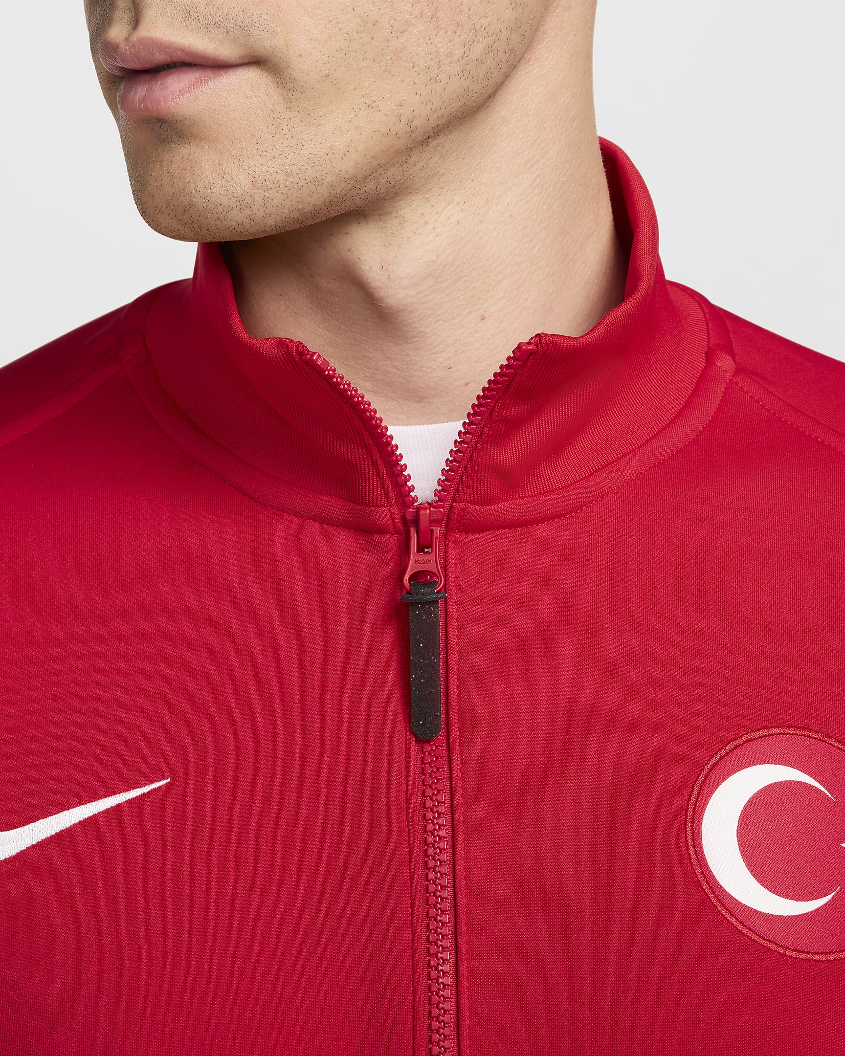 Türkei Academy Pro Nike Fußballjacke für Herren - Sport Red/Dark Team Red/Weiß