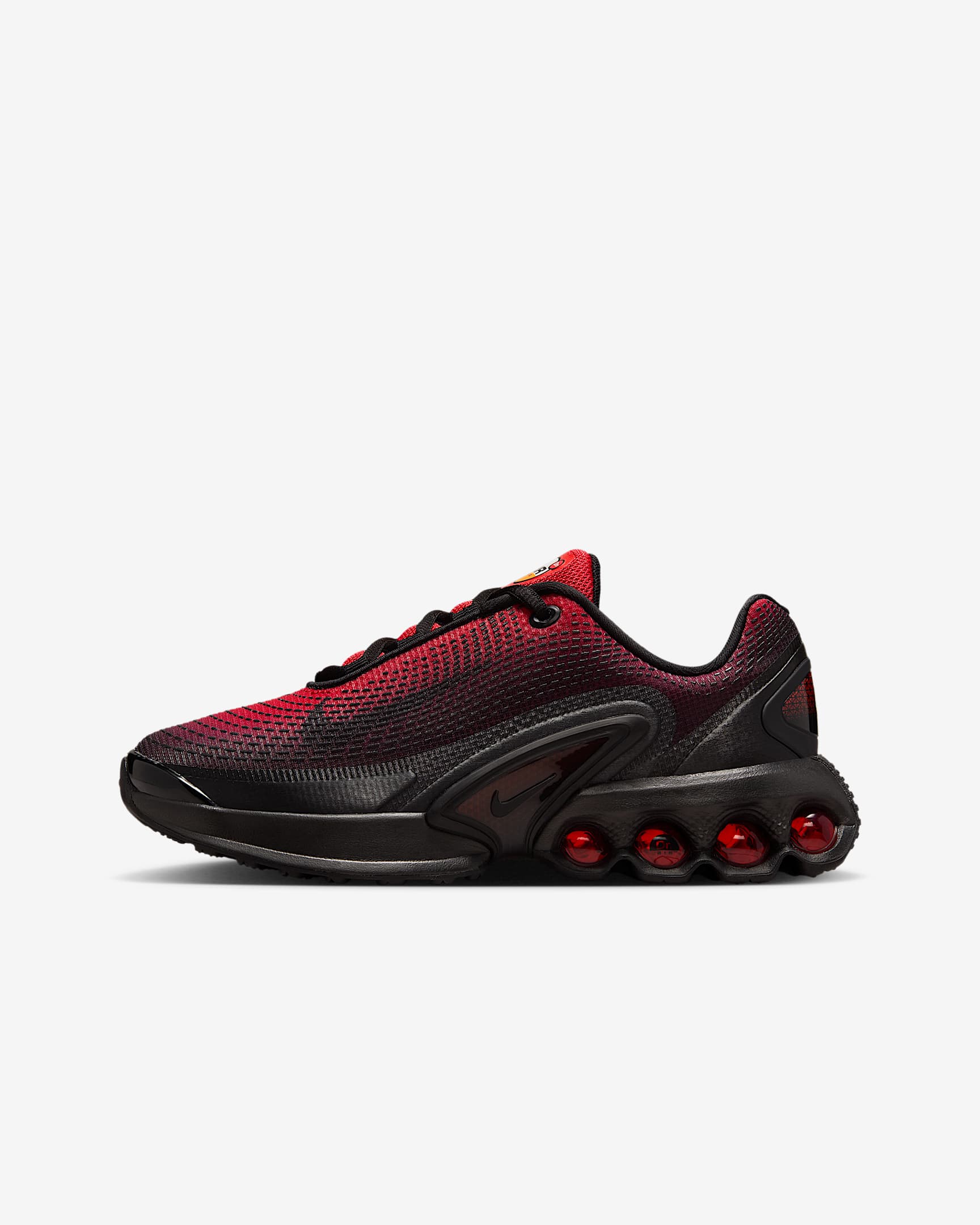 Nike Air Max Dn Older Kids' Shoes - University Red/Bright Mandarin/White/Black