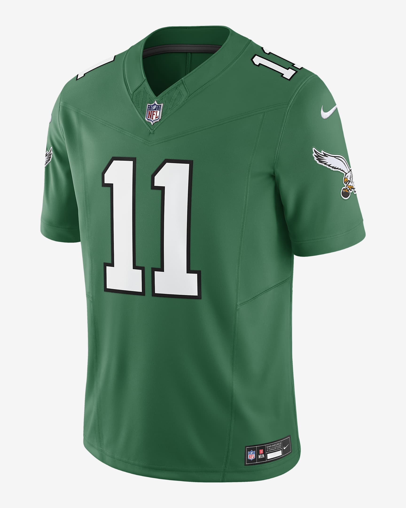 A.J. Jersey de fútbol americano Nike Dri-FIT de la NFL Limited para hombre A.J. Brown Philadelphia Eagles - Verde Kelly