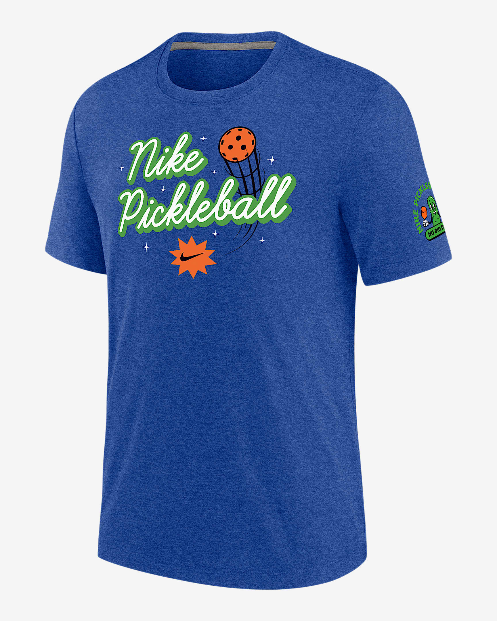 Nike Men's Pickleball T-Shirt - Royal Blue Heather