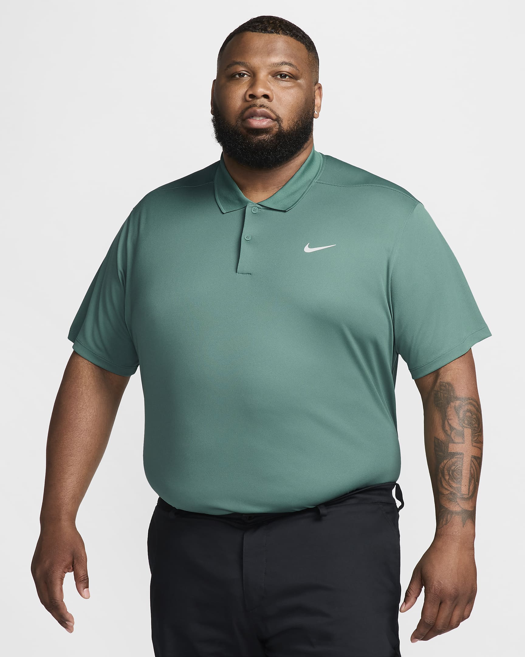 Nike Dri-FIT Victory férfi golfpóló - Bicoastal/Fehér