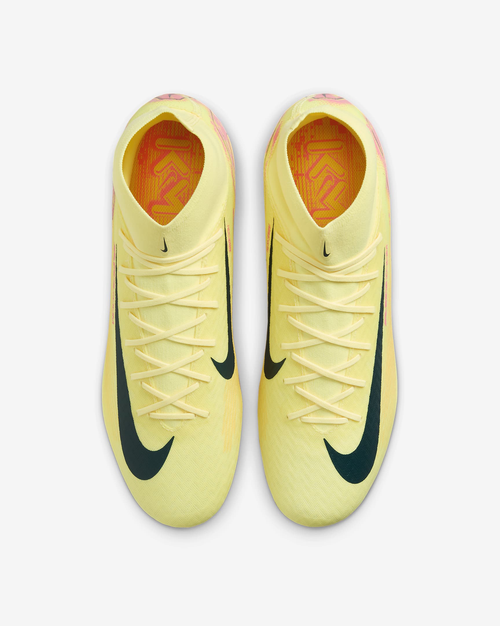 Nike Mercurial Superfly 10 Academy "Kylian Mbappé" MG Yüksek Bilekli Krampon - Light Laser Orange/Armory Navy